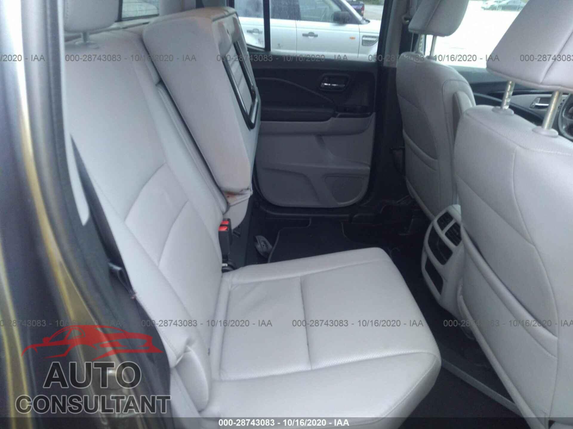 HONDA RIDGELINE 2017 - 5FPYK3F71HB036335