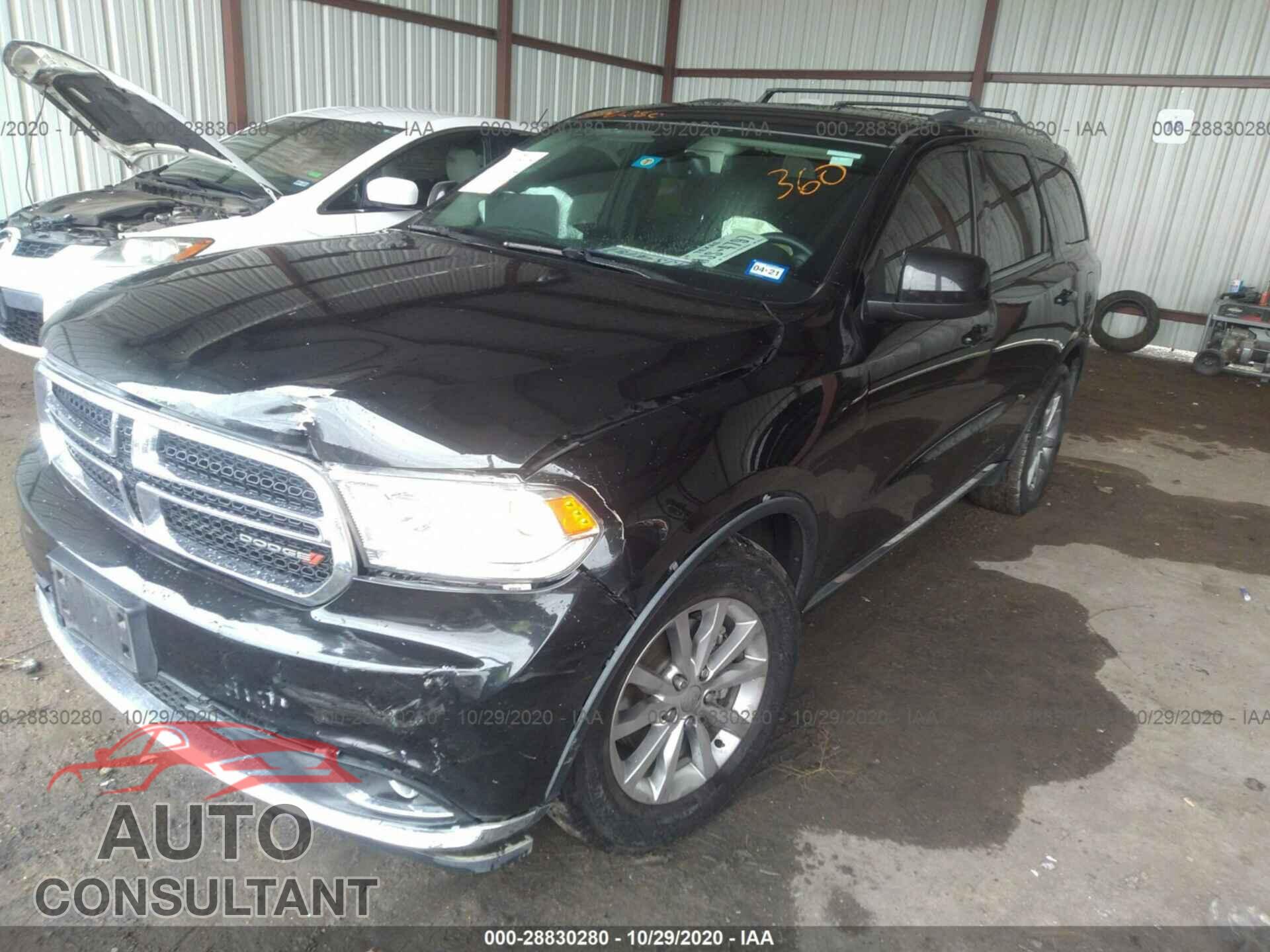 DODGE DURANGO 2016 - 1C4RDHAG9GC322568