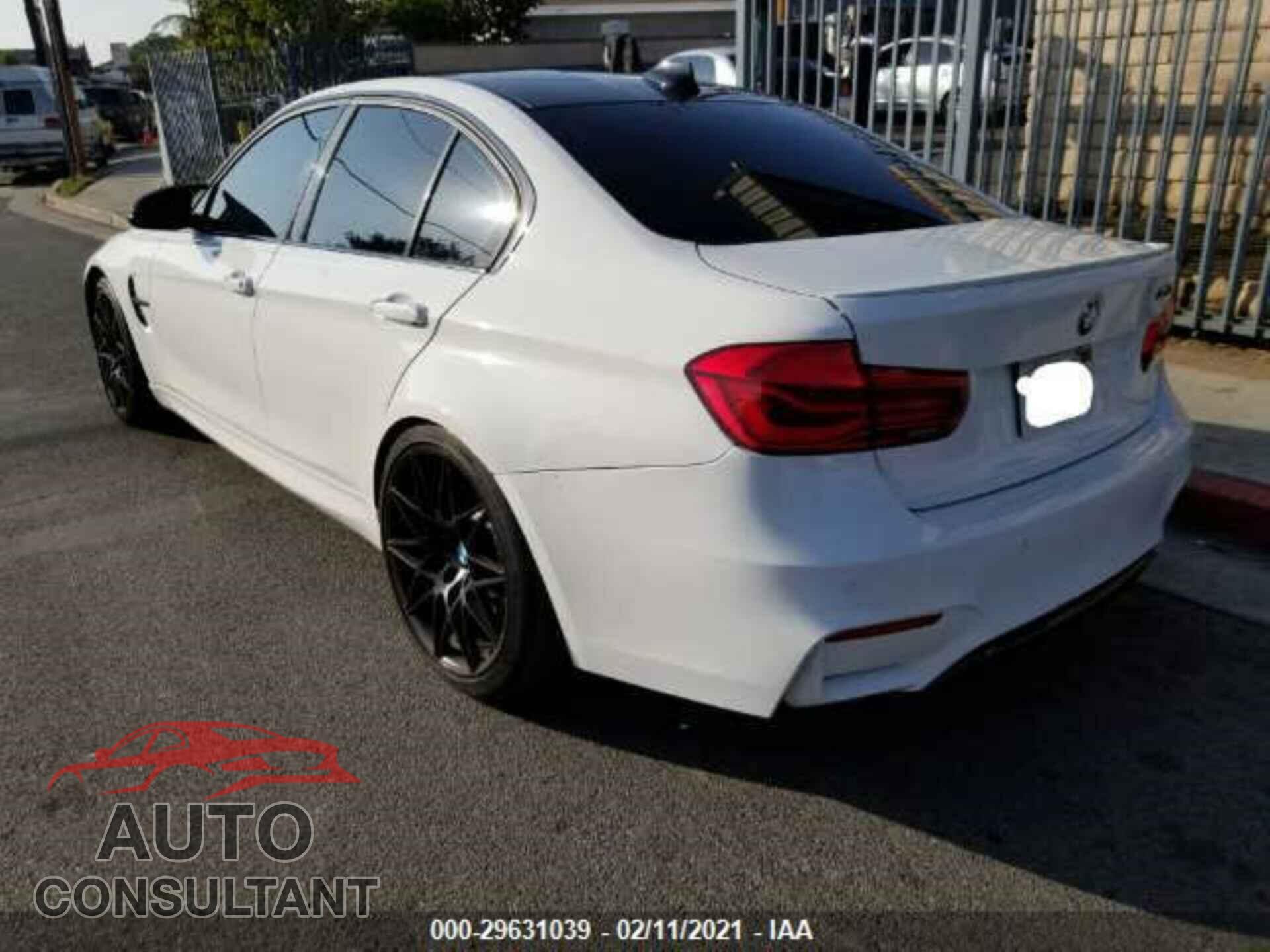 BMW M3 2018 - WBS8M9C59J5J78943