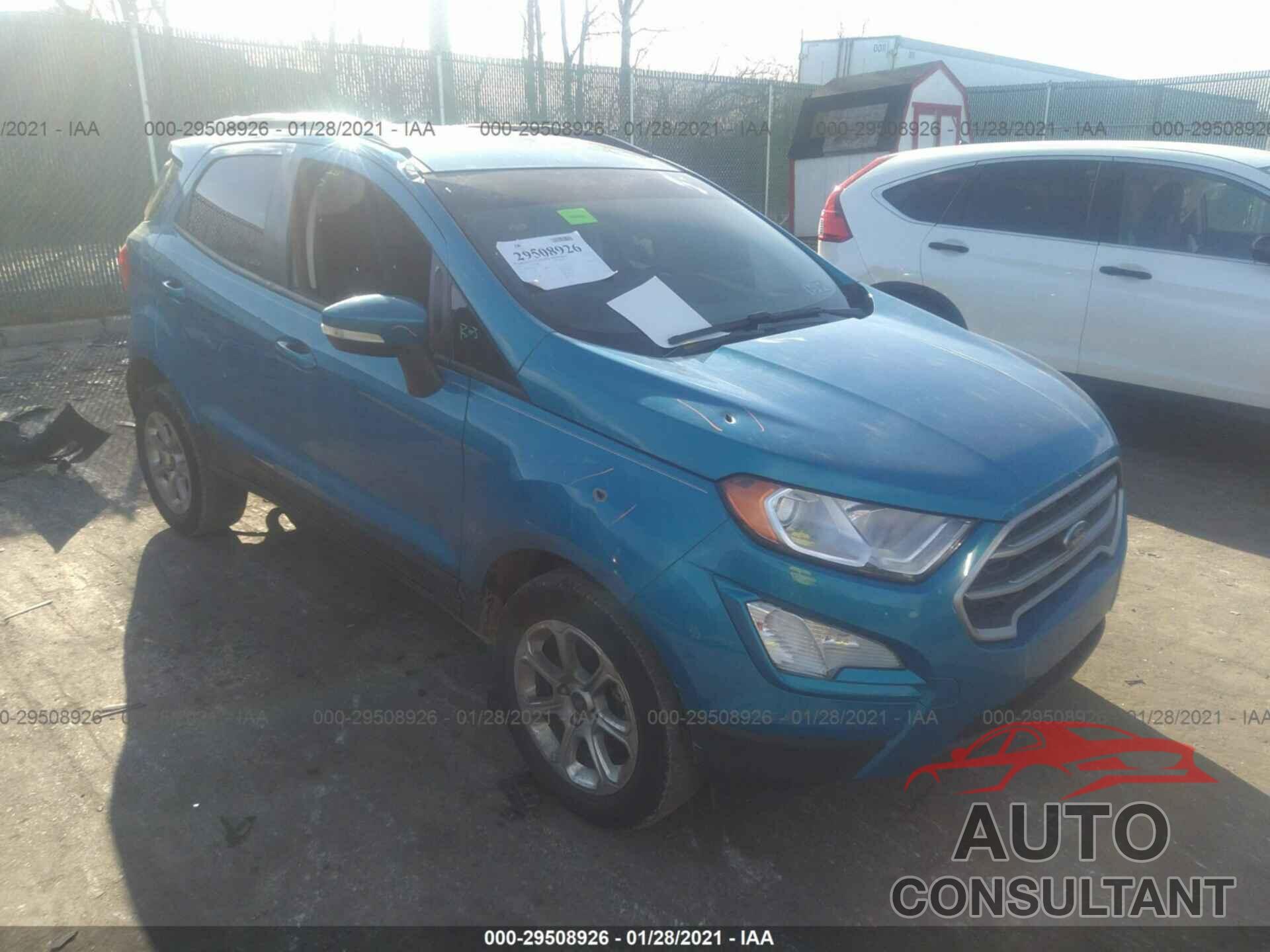 FORD ECOSPORT 2019 - MAJ6S3GL2KC309658