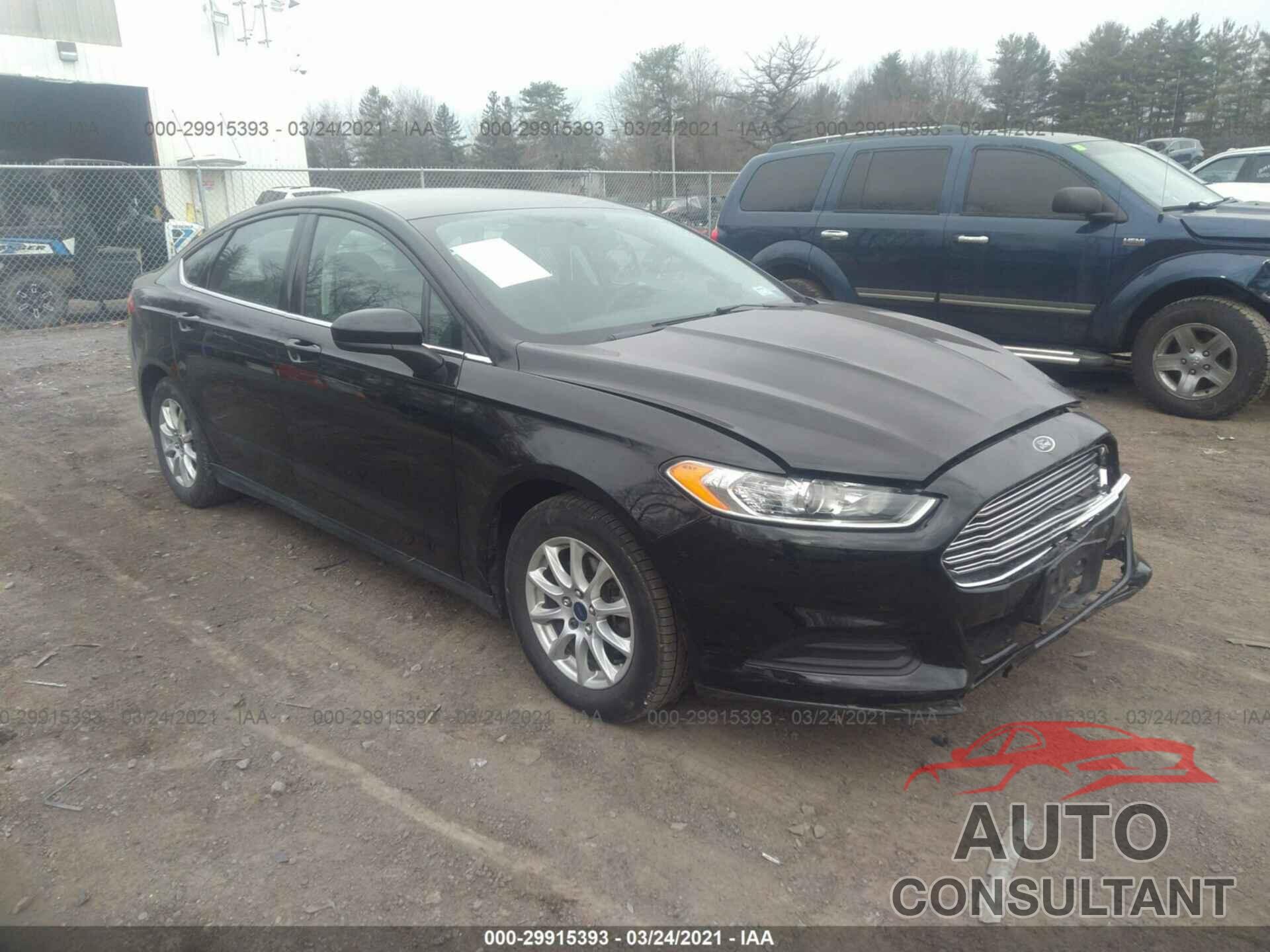 FORD FUSION 2016 - 3FA6P0G75GR322481