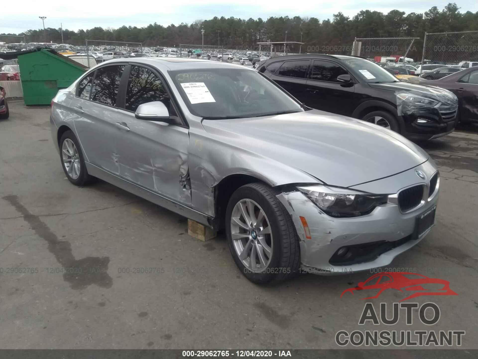 BMW 3 SERIES 2017 - WBA8E5G52HNU22558