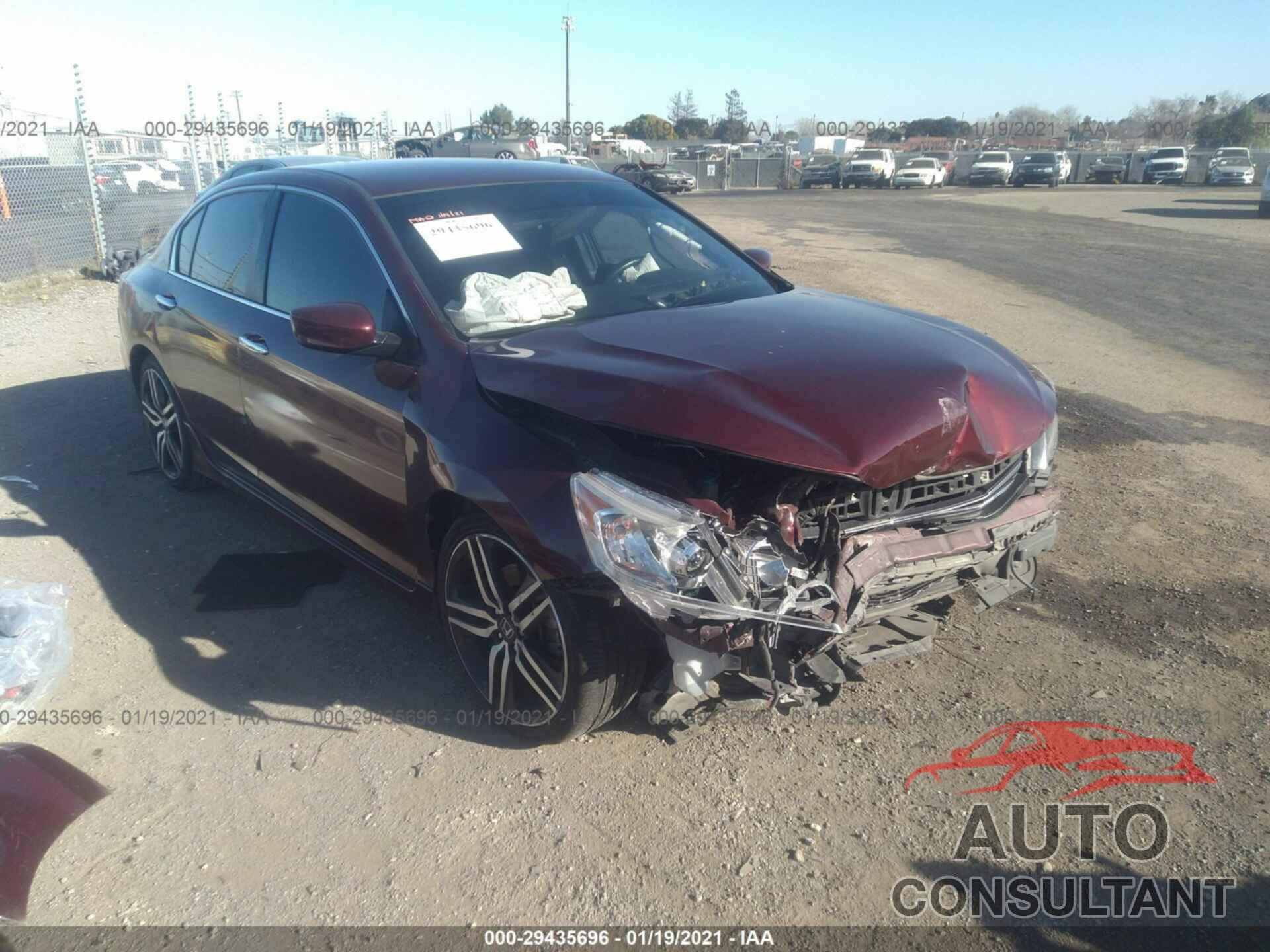 HONDA ACCORD SEDAN 2016 - 1HGCR2F53GA234737