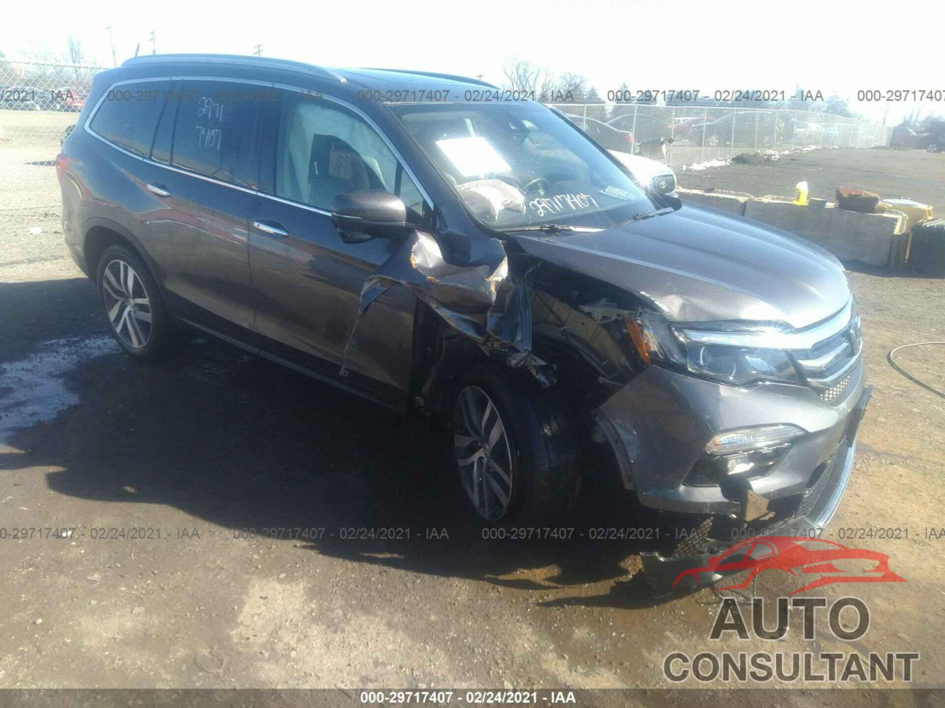 HONDA PILOT 2017 - 5FNYF6H99HB097333