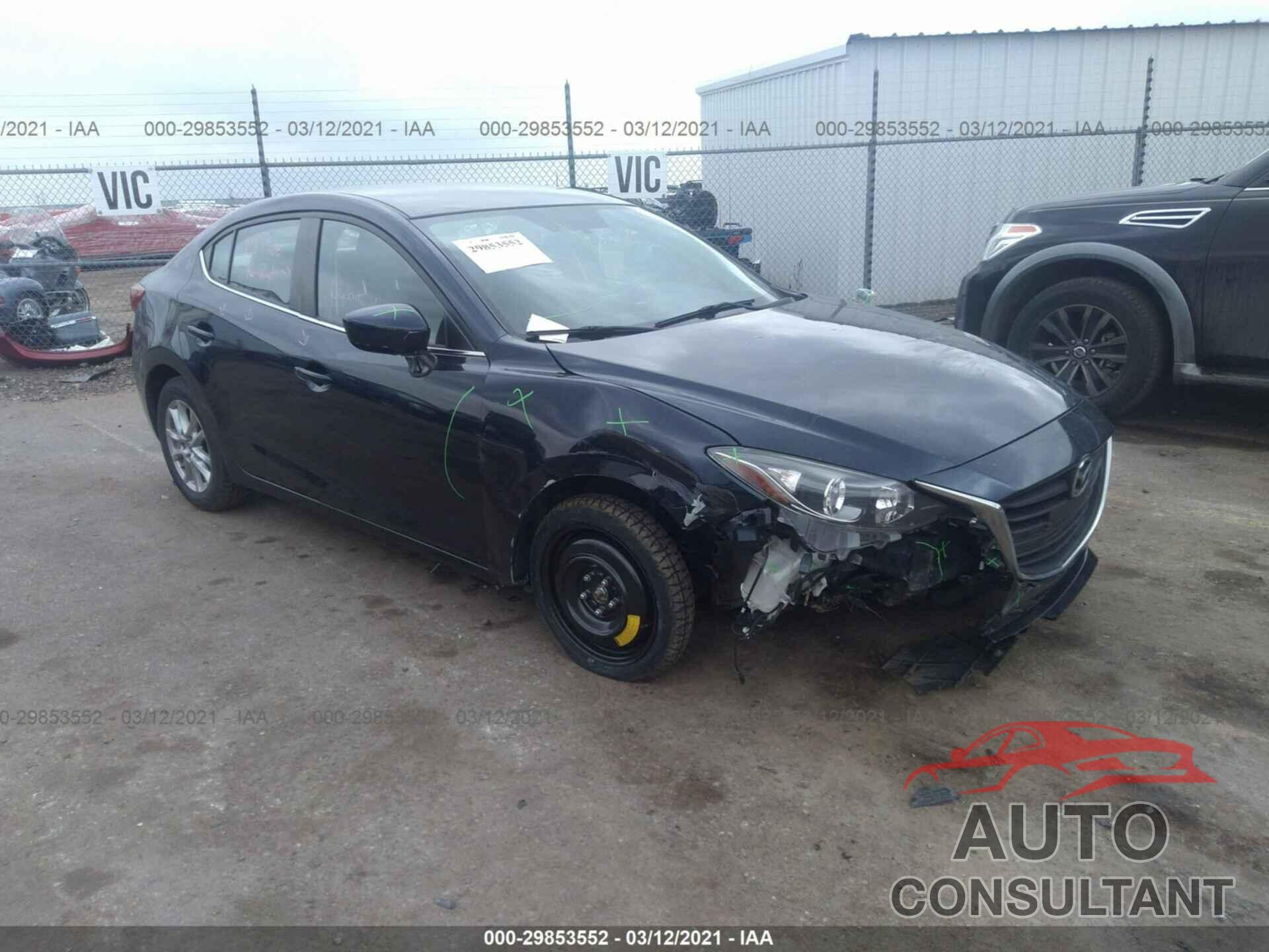 MAZDA MAZDA3 2016 - JM1BM1U78G1292737