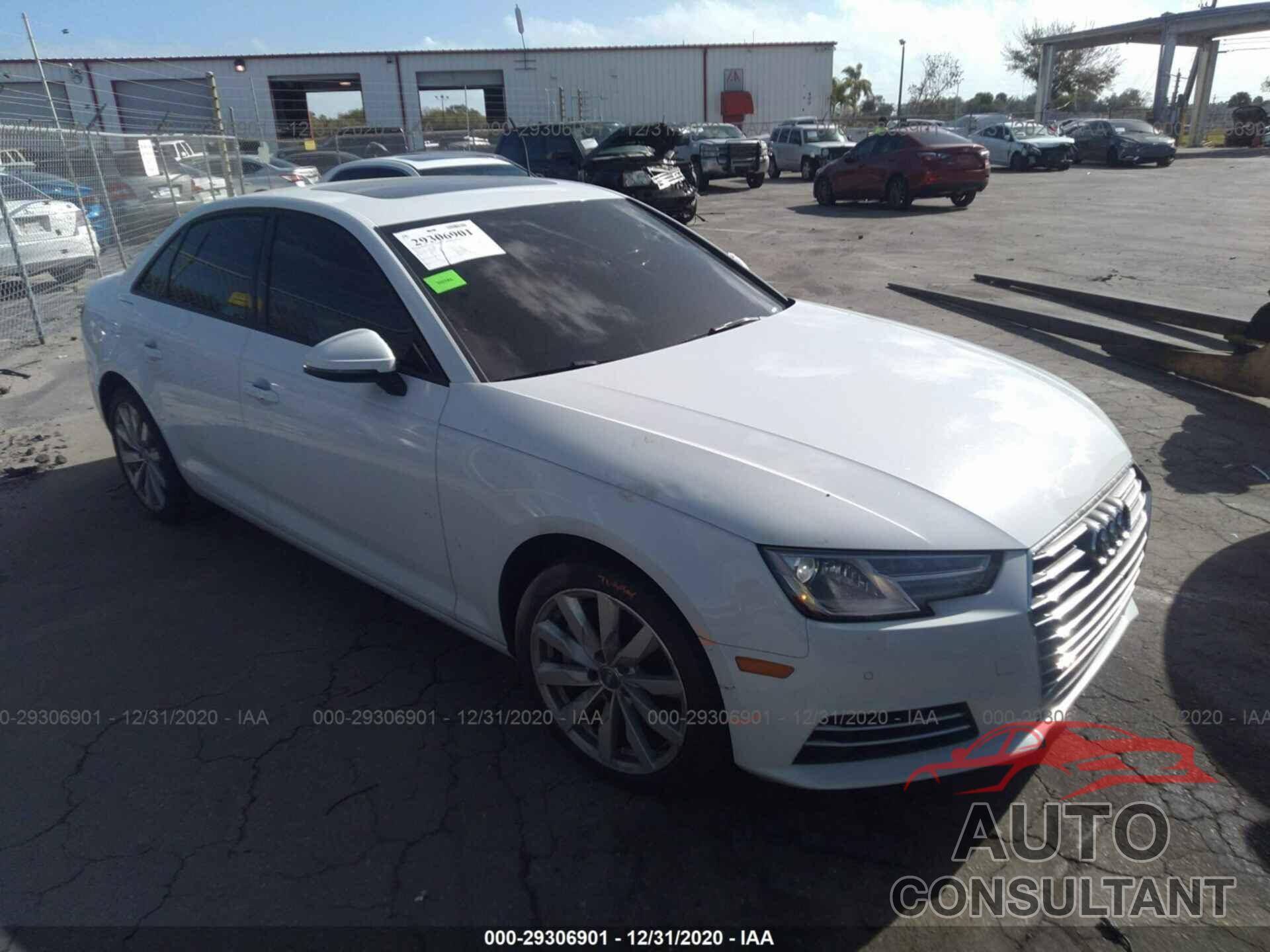 AUDI A4 2017 - WAUGNAF46HN016196