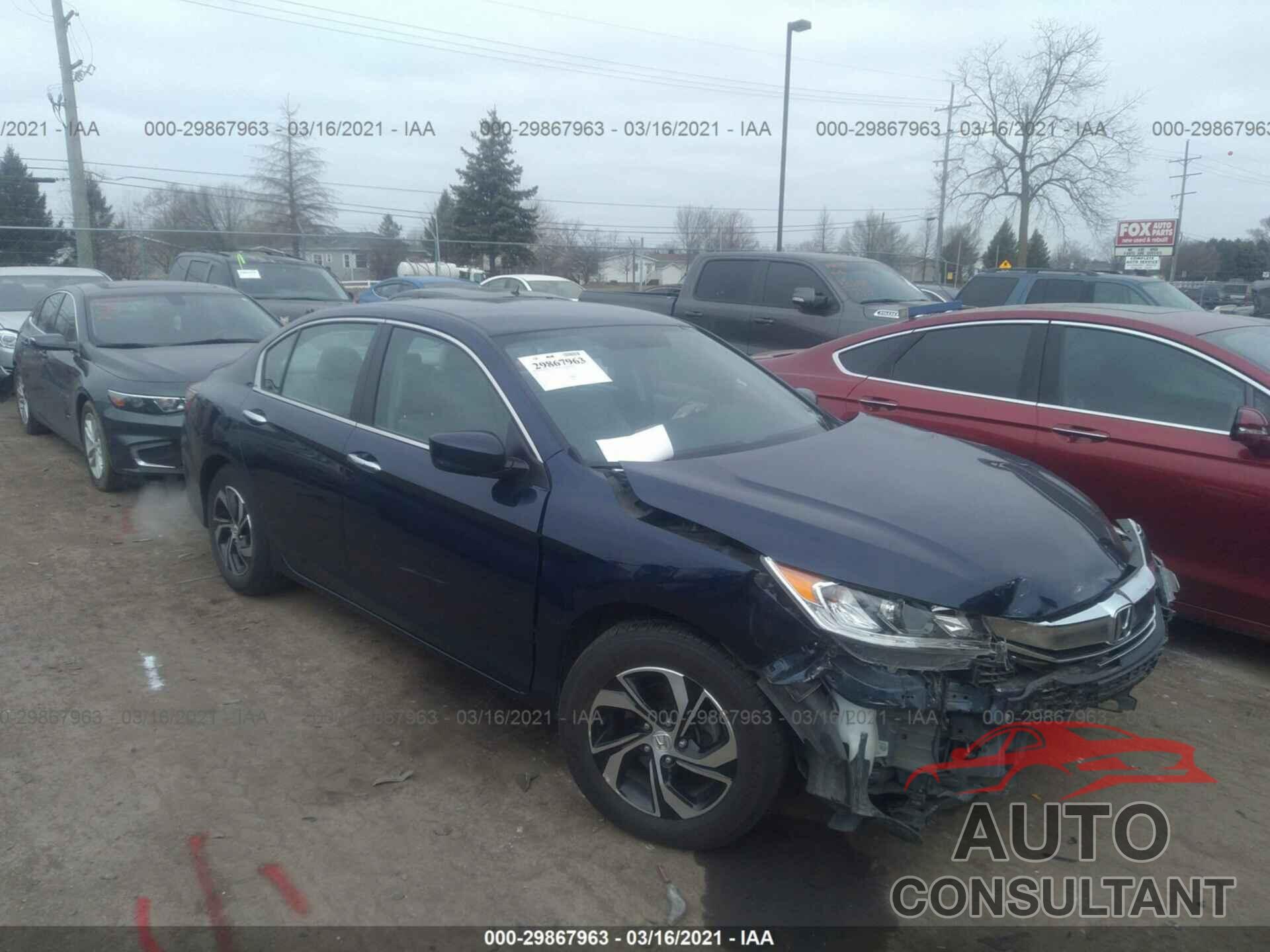 HONDA ACCORD SEDAN 2017 - 1HGCR2F31HA231450