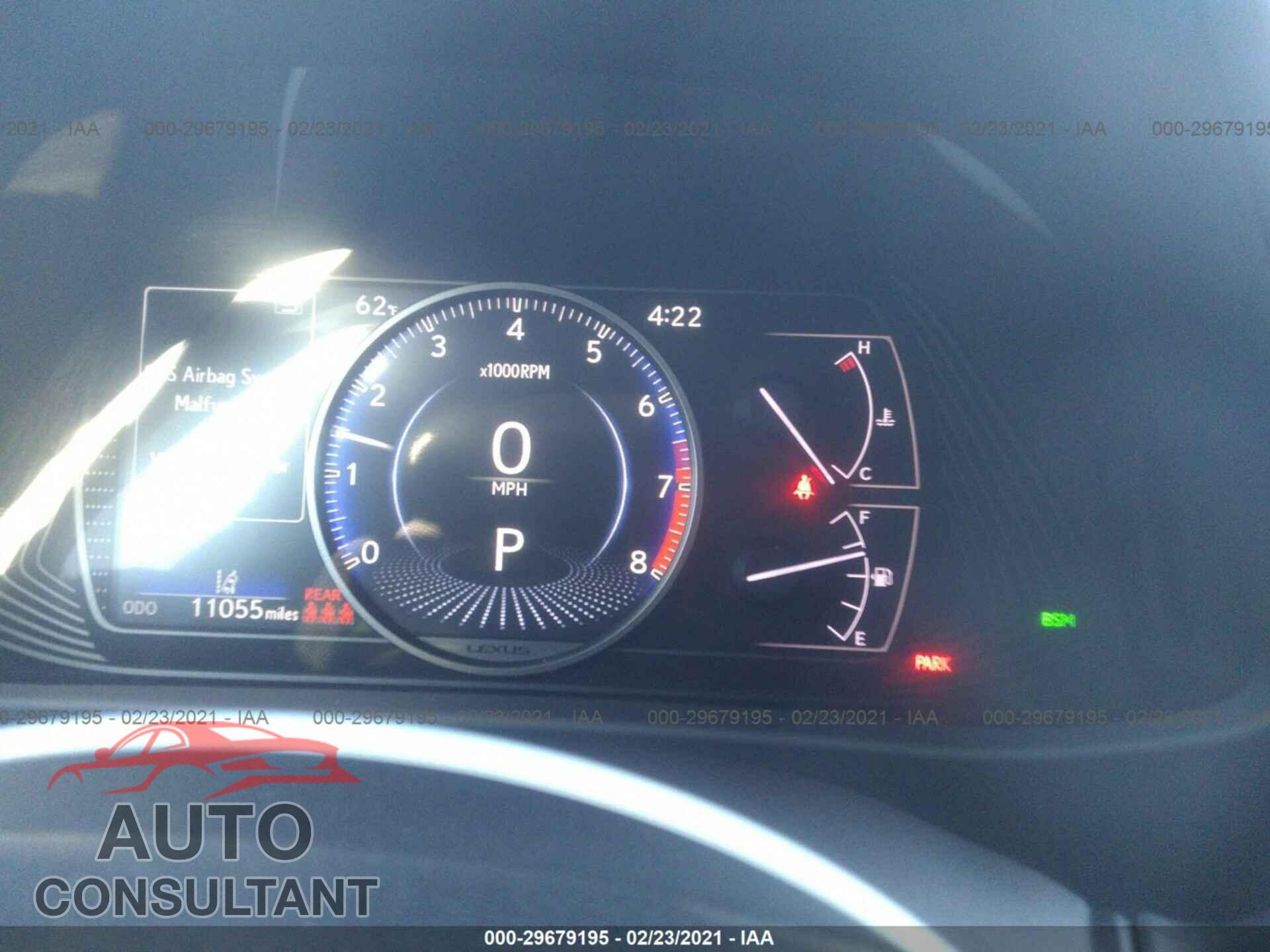 LEXUS UX 2019 - JTHY3JBH3K2012393