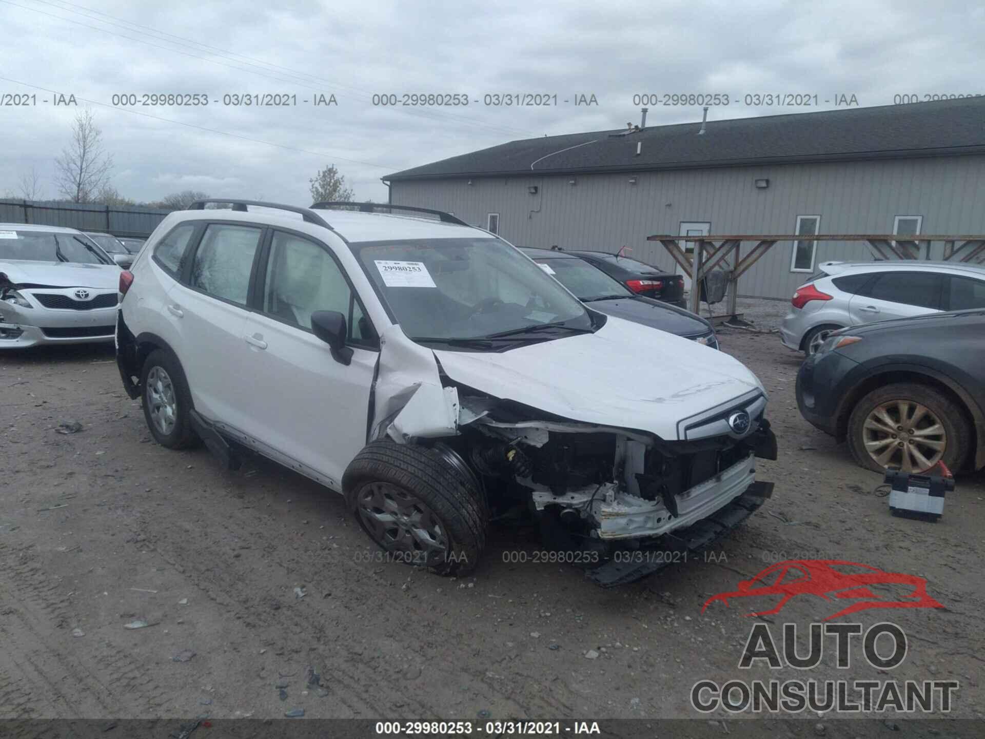 SUBARU FORESTER 2019 - JF2SKACC1KH497533