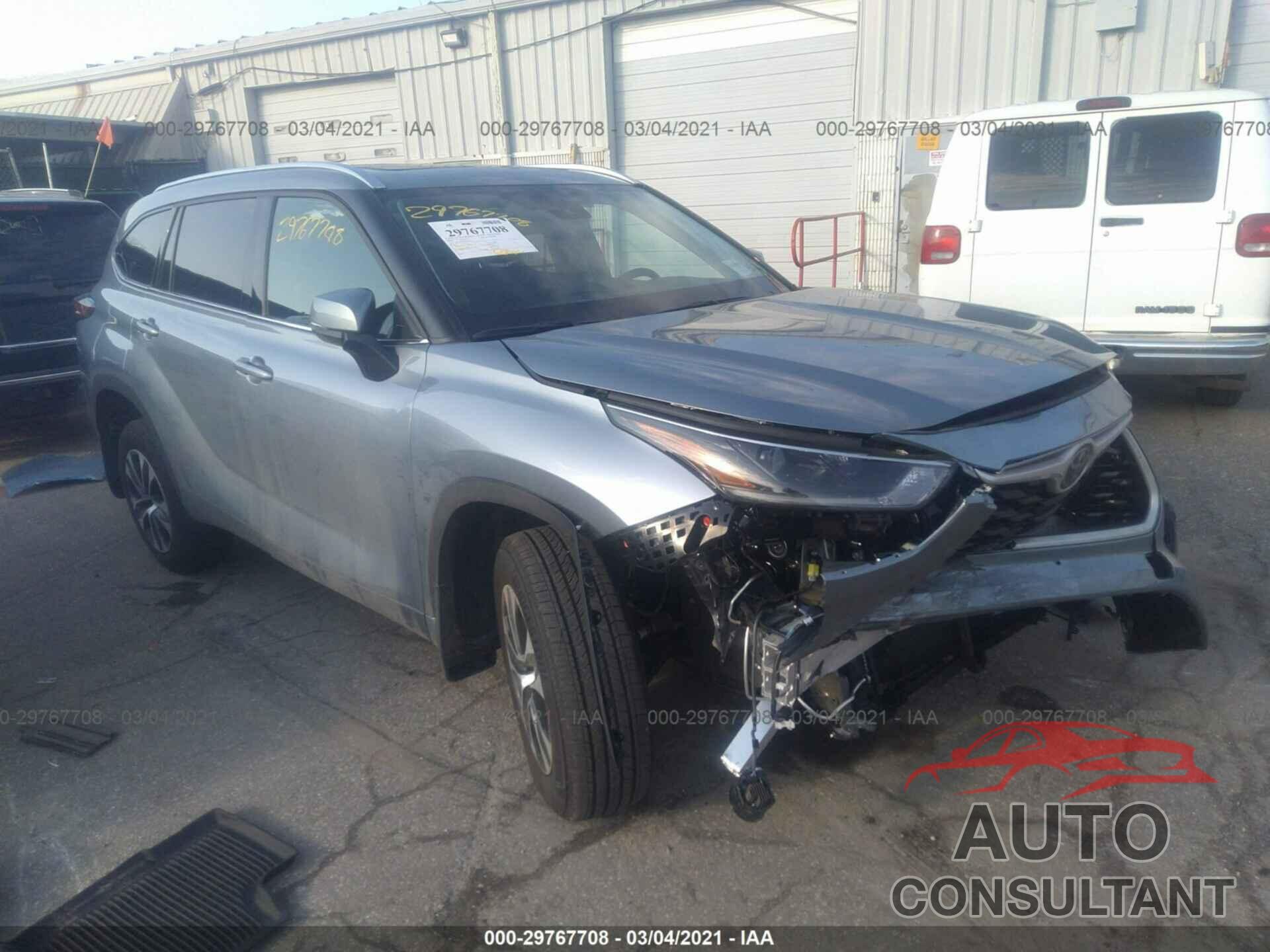 TOYOTA HIGHLANDER 2021 - 5TDGZRBH8MS068531