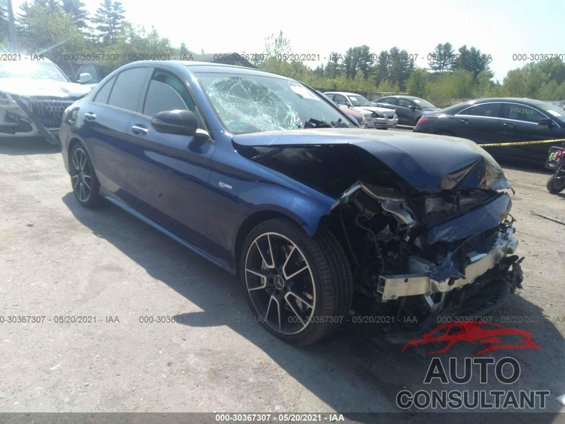 MERCEDES-BENZ C-CLASS 2017 - 55SWF6EB3HU202106