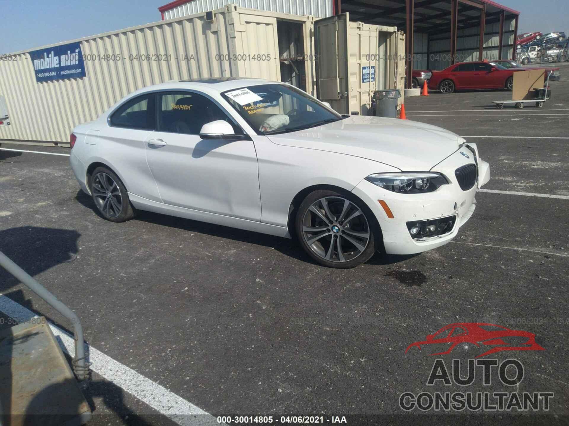 BMW 2 SERIES 2019 - WBA2J3C54KVD49375