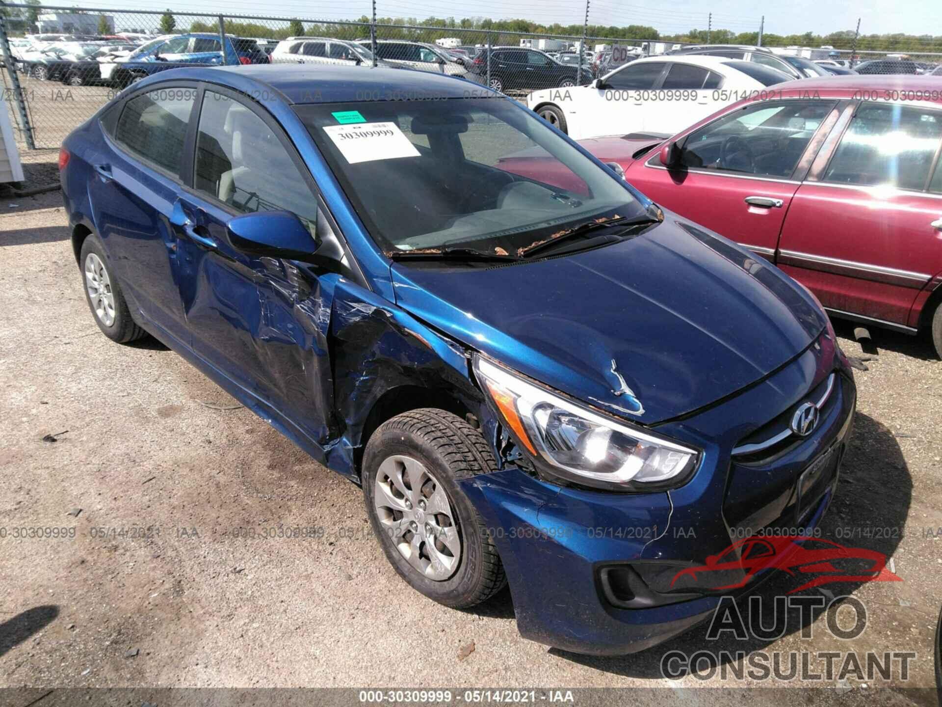 HYUNDAI ACCENT 2016 - KMHCT4AE4GU005724