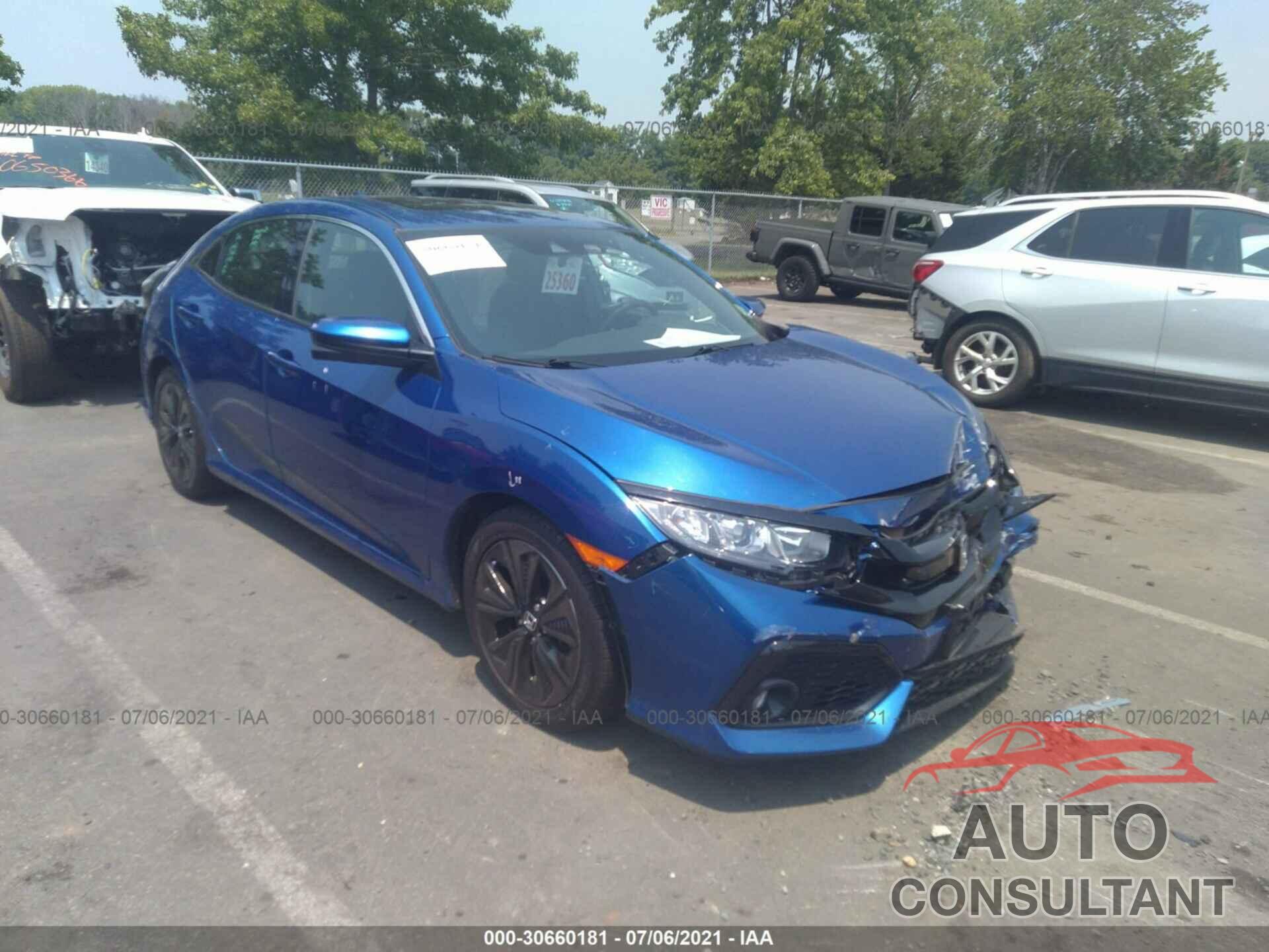HONDA CIVIC HATCHBACK 2019 - SHHFK7H67KU415535