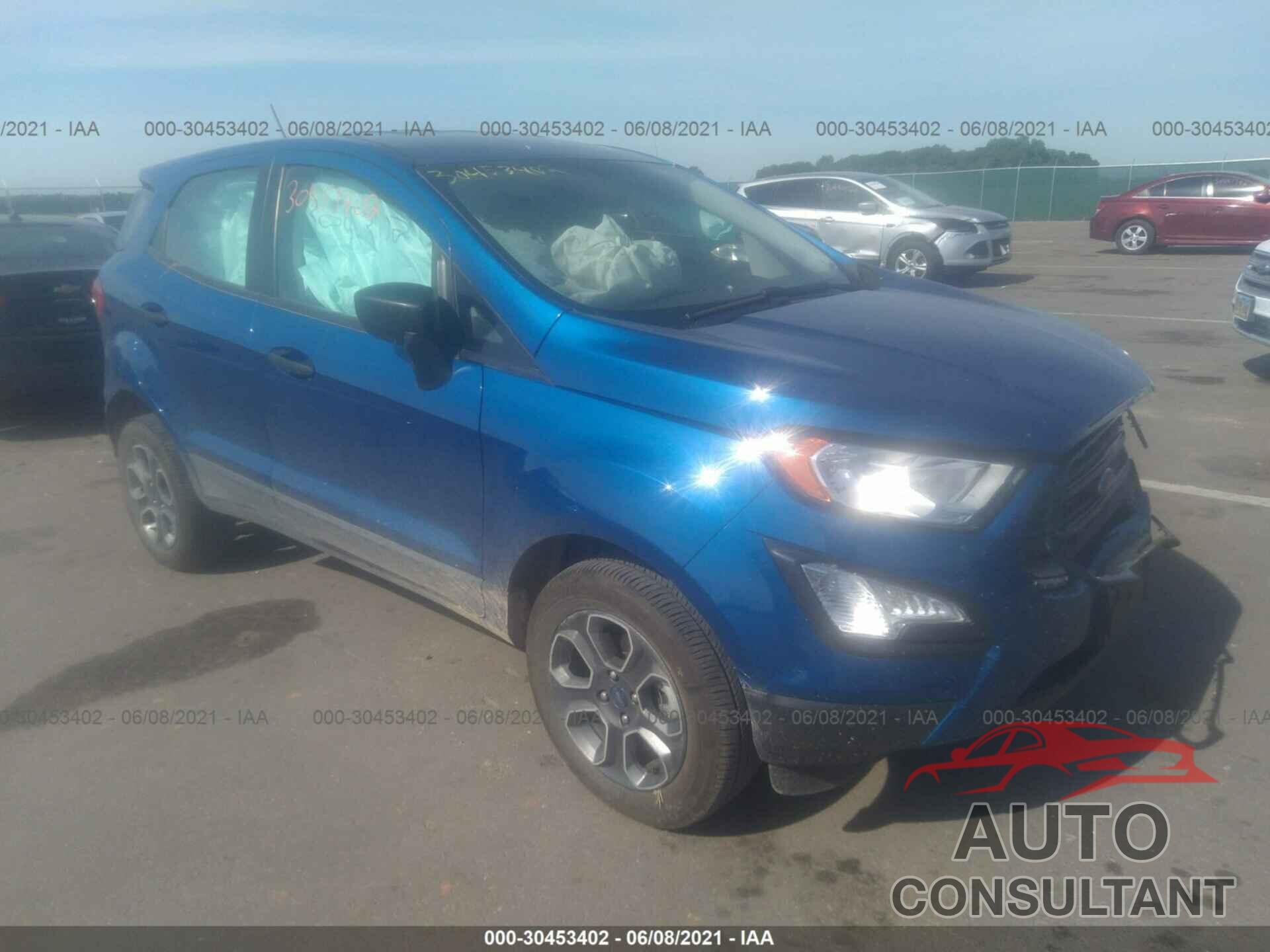 FORD ECOSPORT 2021 - MAJ6S3FL9MC398780