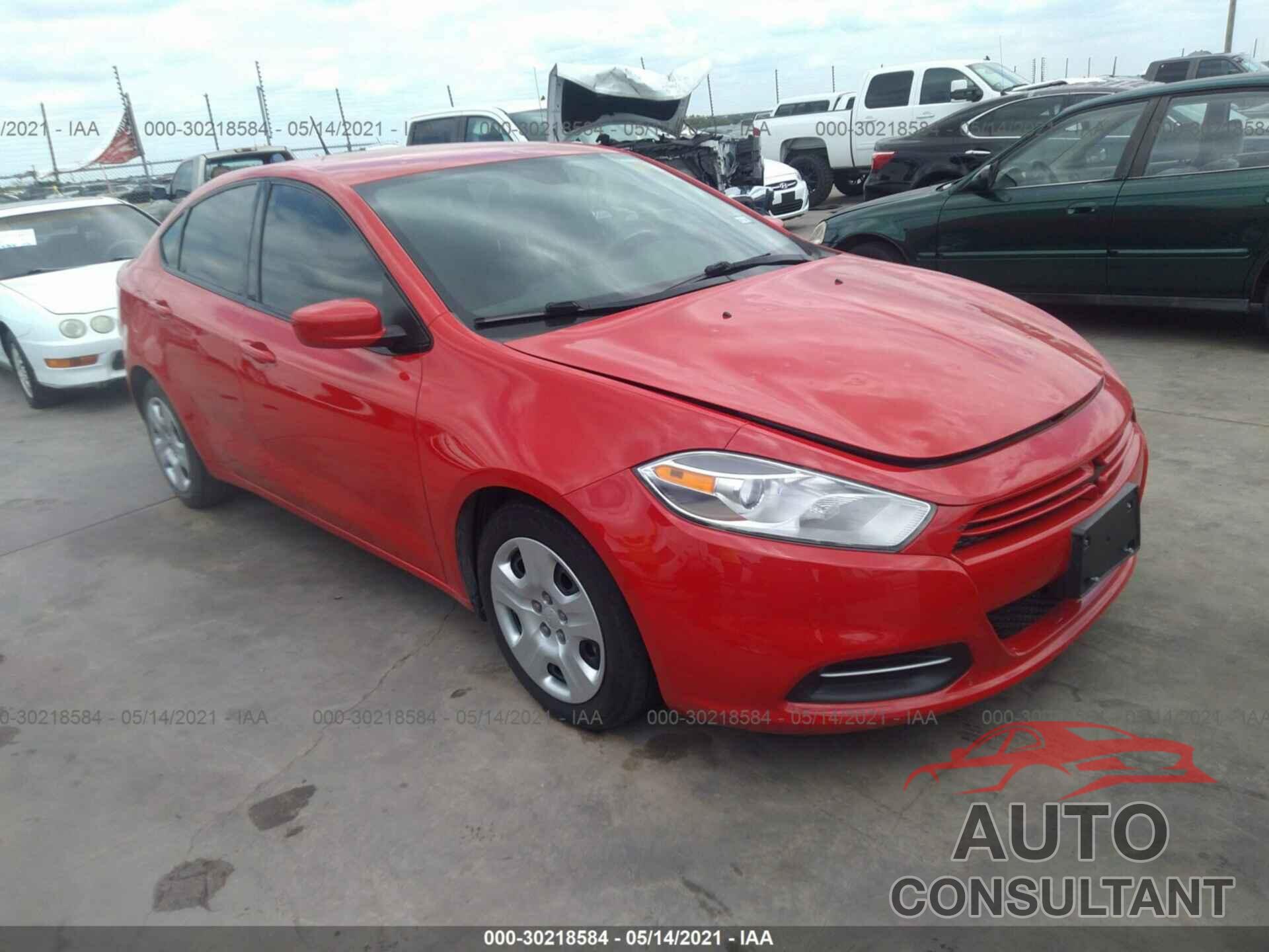 DODGE DART 2016 - 1C3CDFAA0GD750596