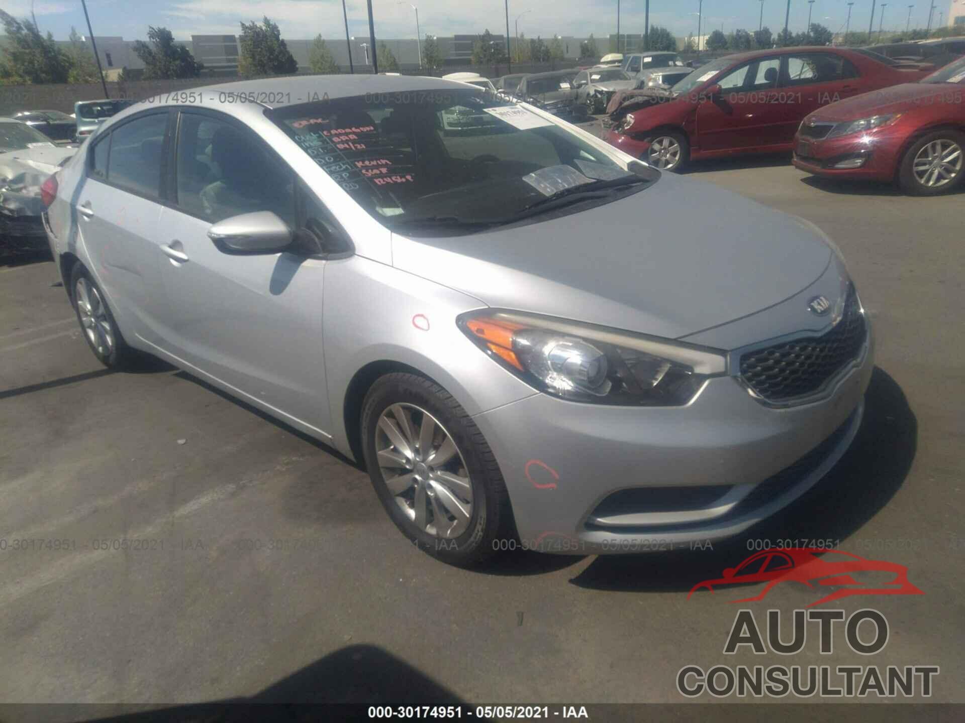 KIA FORTE 2016 - KNAFX4A62G5461467