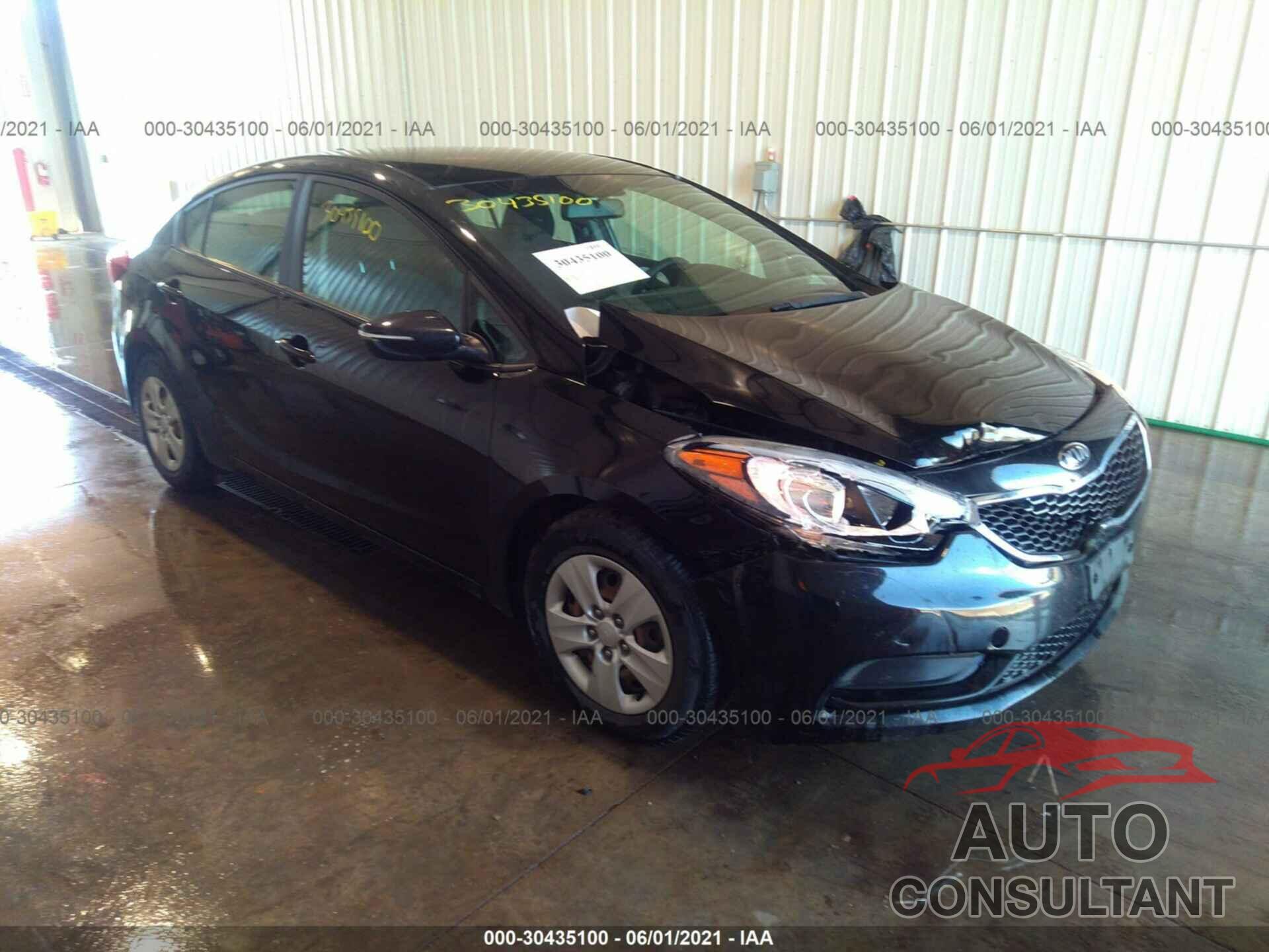 KIA FORTE 2016 - KNAFX4A68G5537922