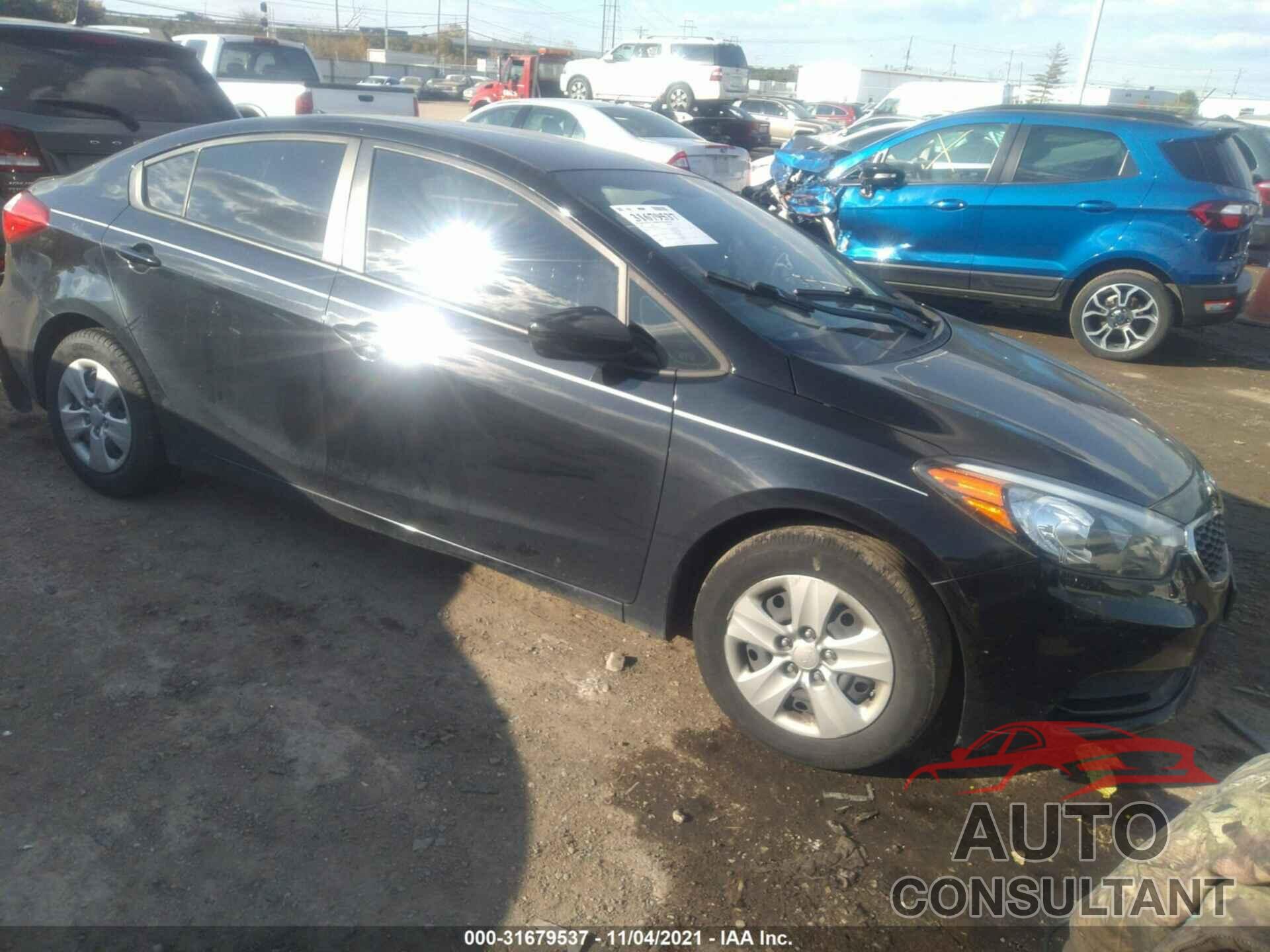 KIA FORTE 2016 - KNAFK4A60G5573361