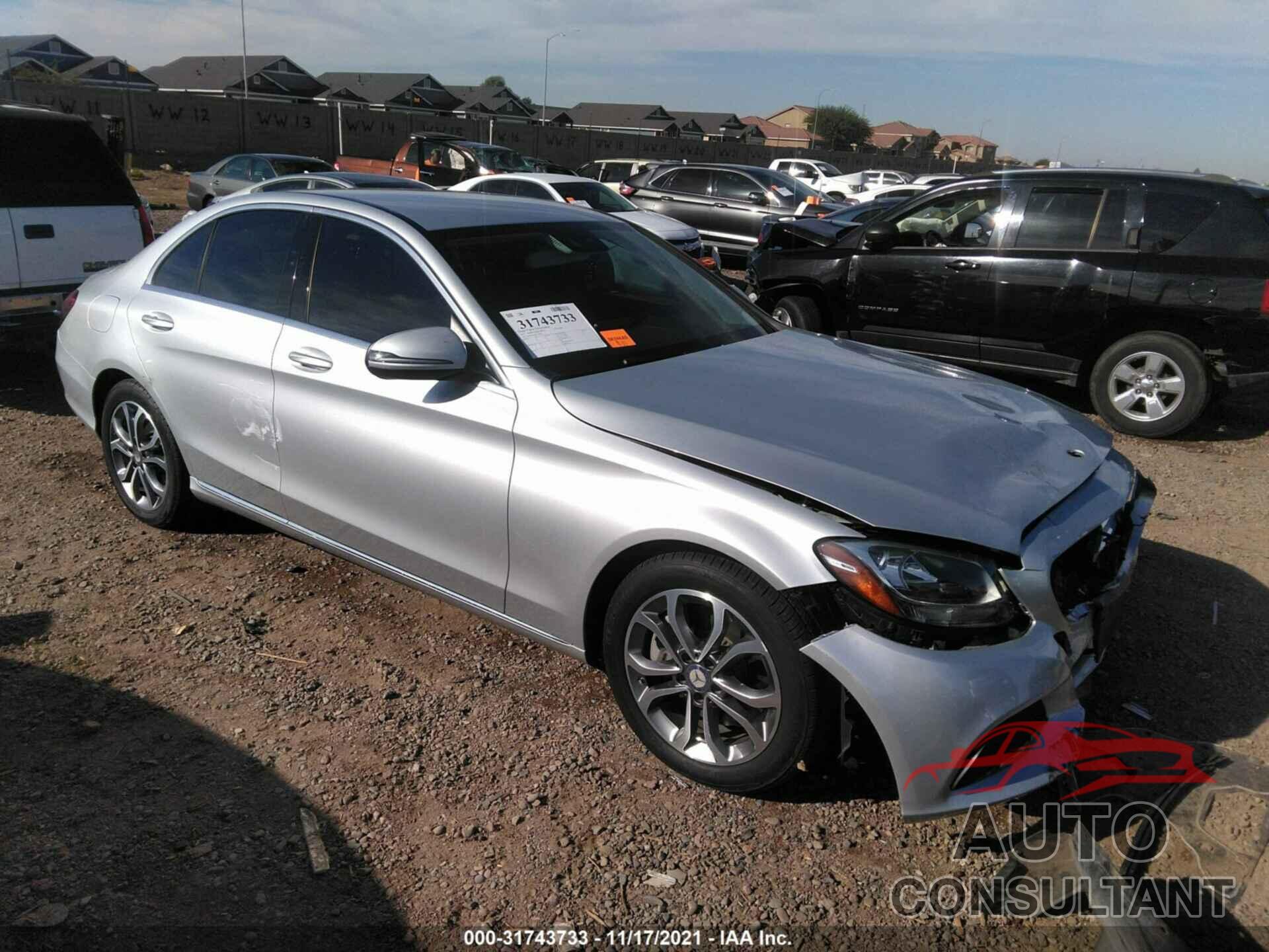 MERCEDES-BENZ C-CLASS 2017 - 55SWF4JB6HU189457