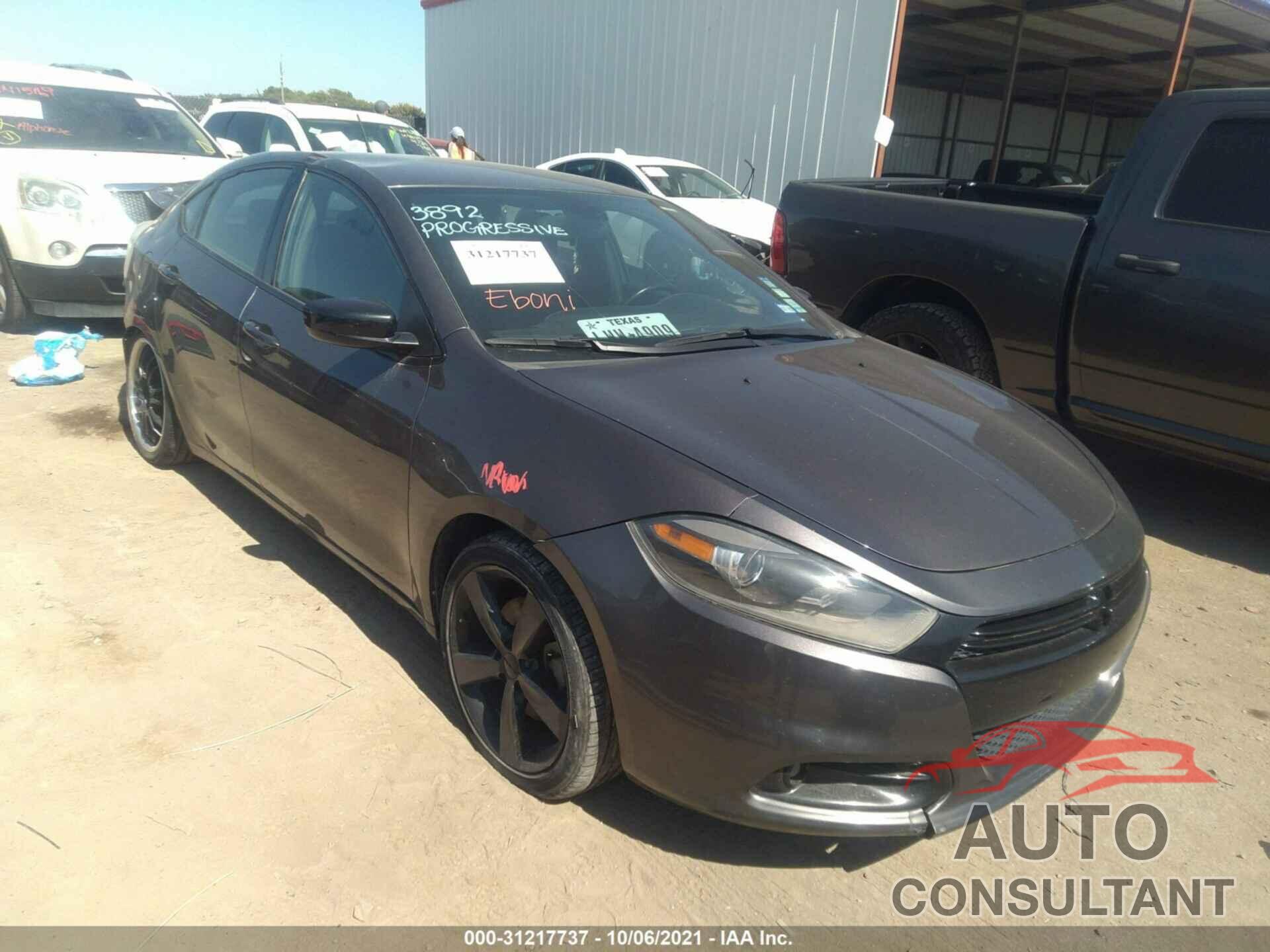 DODGE DART 2016 - 1C3CDFBBXGD592694