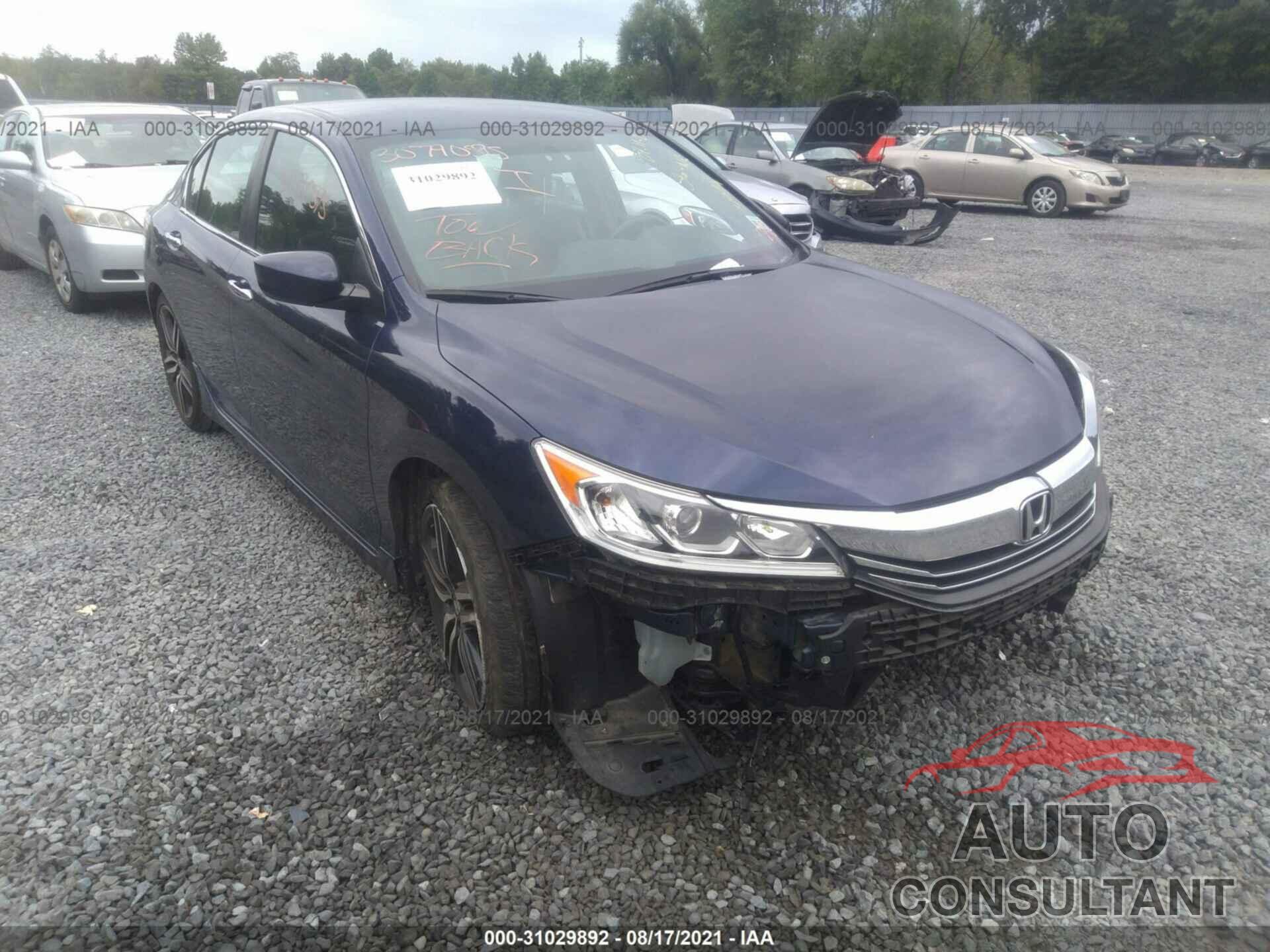 HONDA ACCORD SEDAN 2017 - 1HGCR2F55HA055651