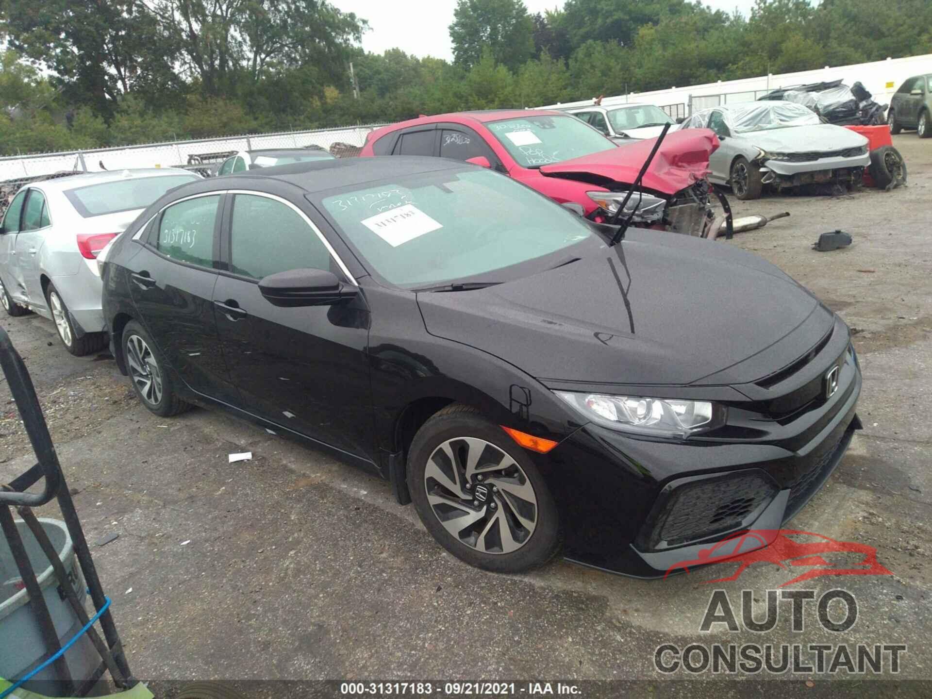 HONDA CIVIC HATCHBACK 2018 - SHHFK7H22JU227596