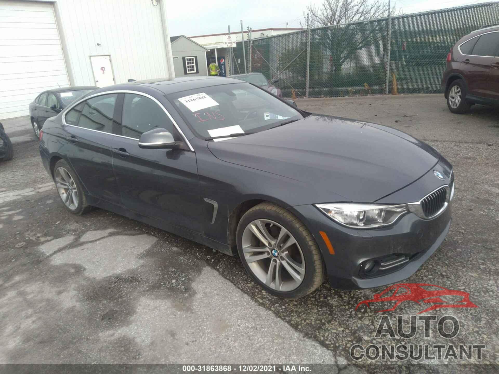 BMW 4 SERIES 2016 - WBA4C9C54GG138529