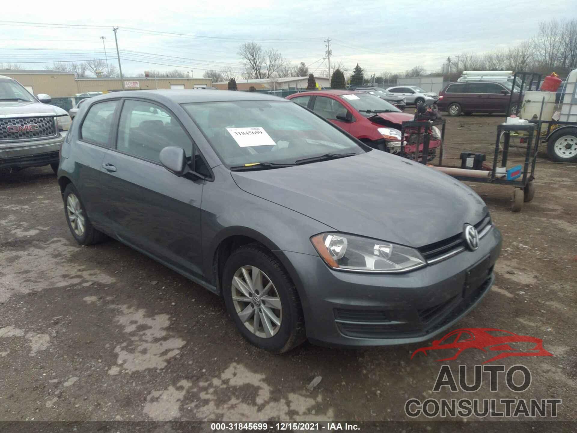 VOLKSWAGEN GOLF 2016 - 3VW917AU3GM005065