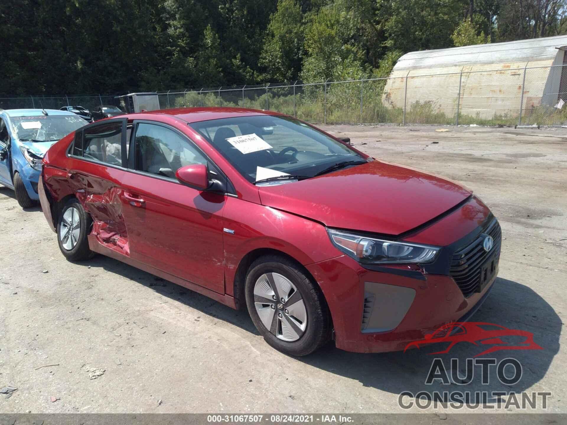 HYUNDAI IONIQ HYBRID 2019 - KMHC65LC9KU166930