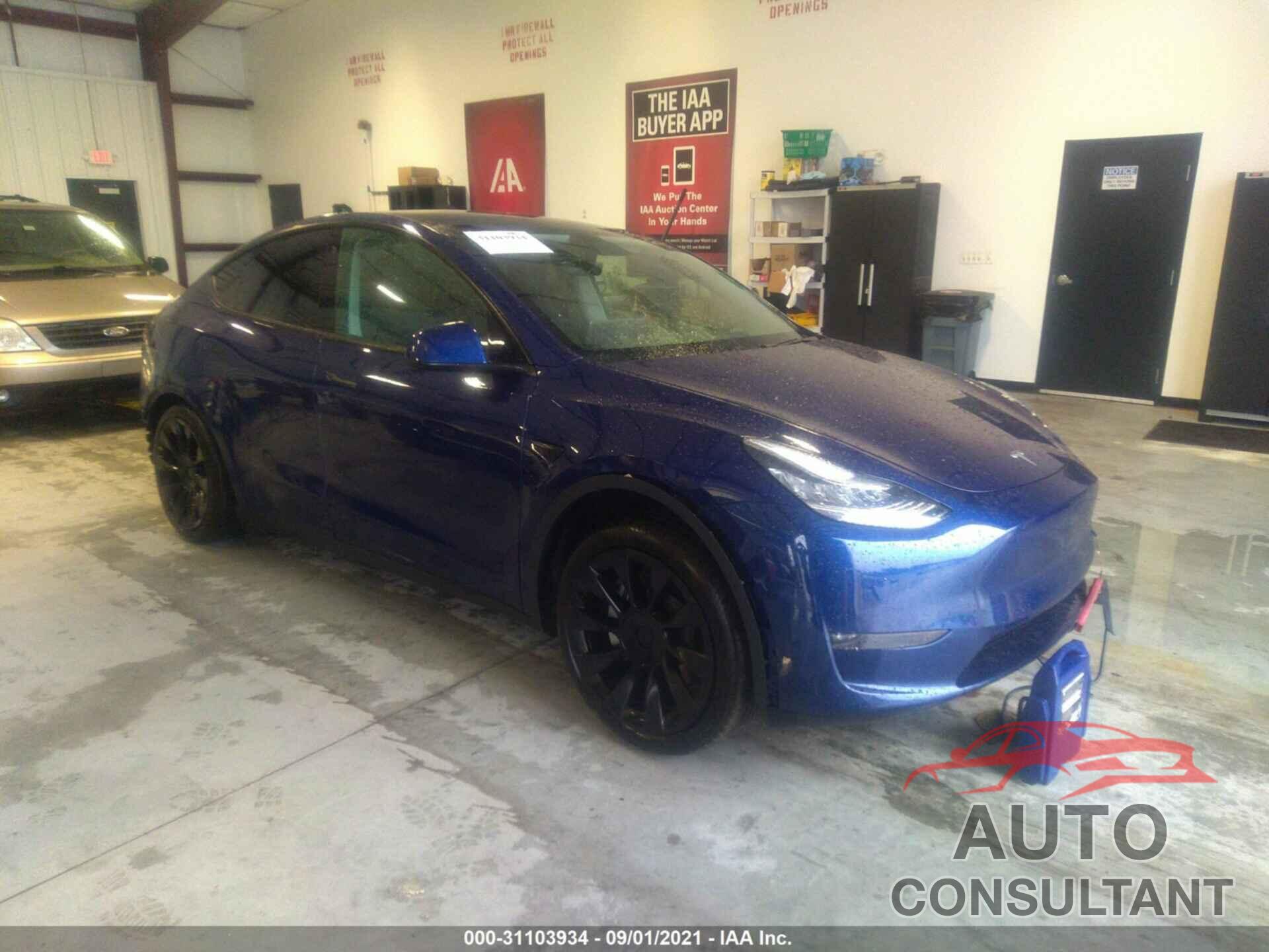TESLA MODEL Y 2020 - 5YJYGDEEXLF014343