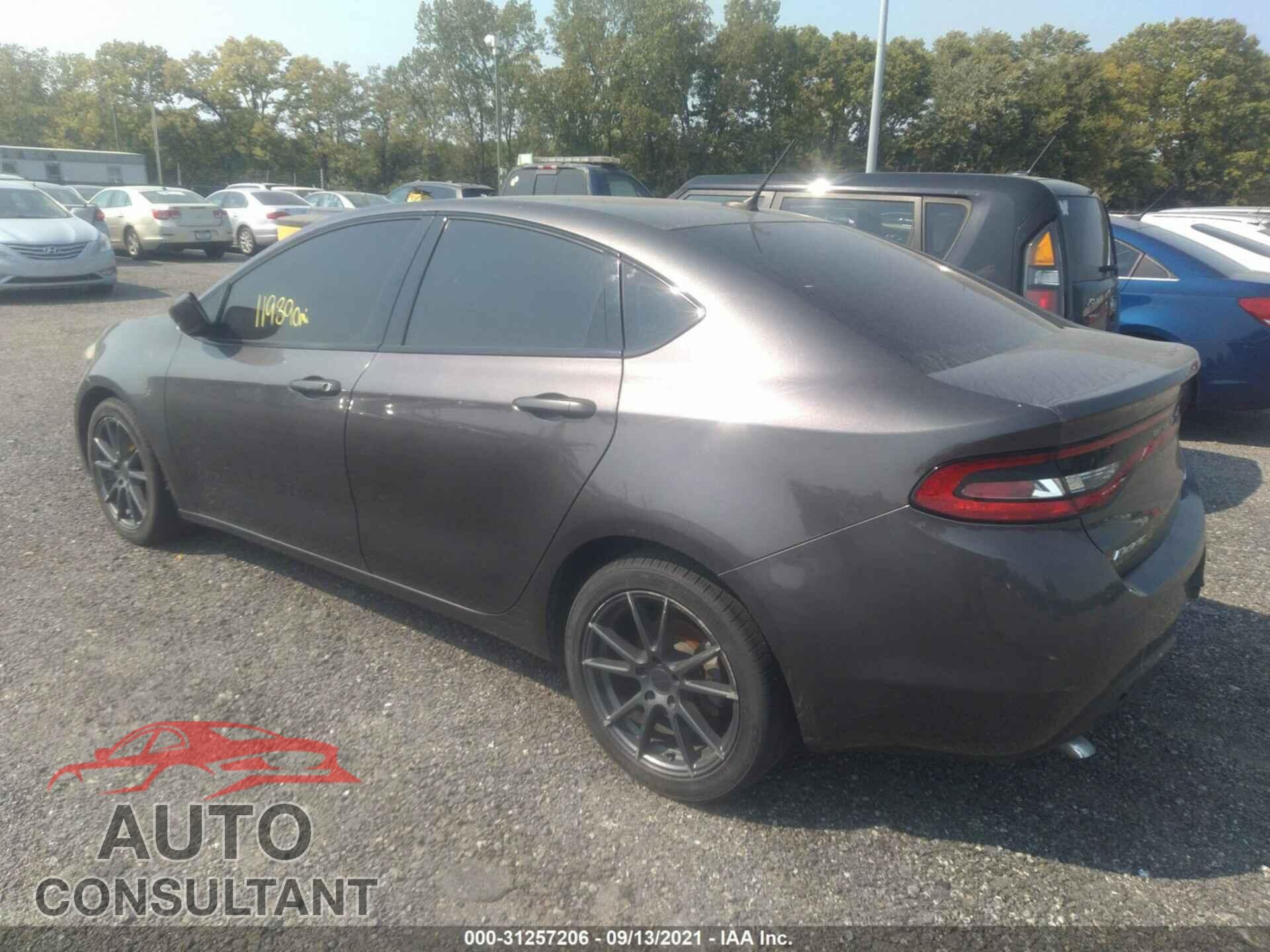 DODGE DART 2016 - 1C3CDFBB7GD540455
