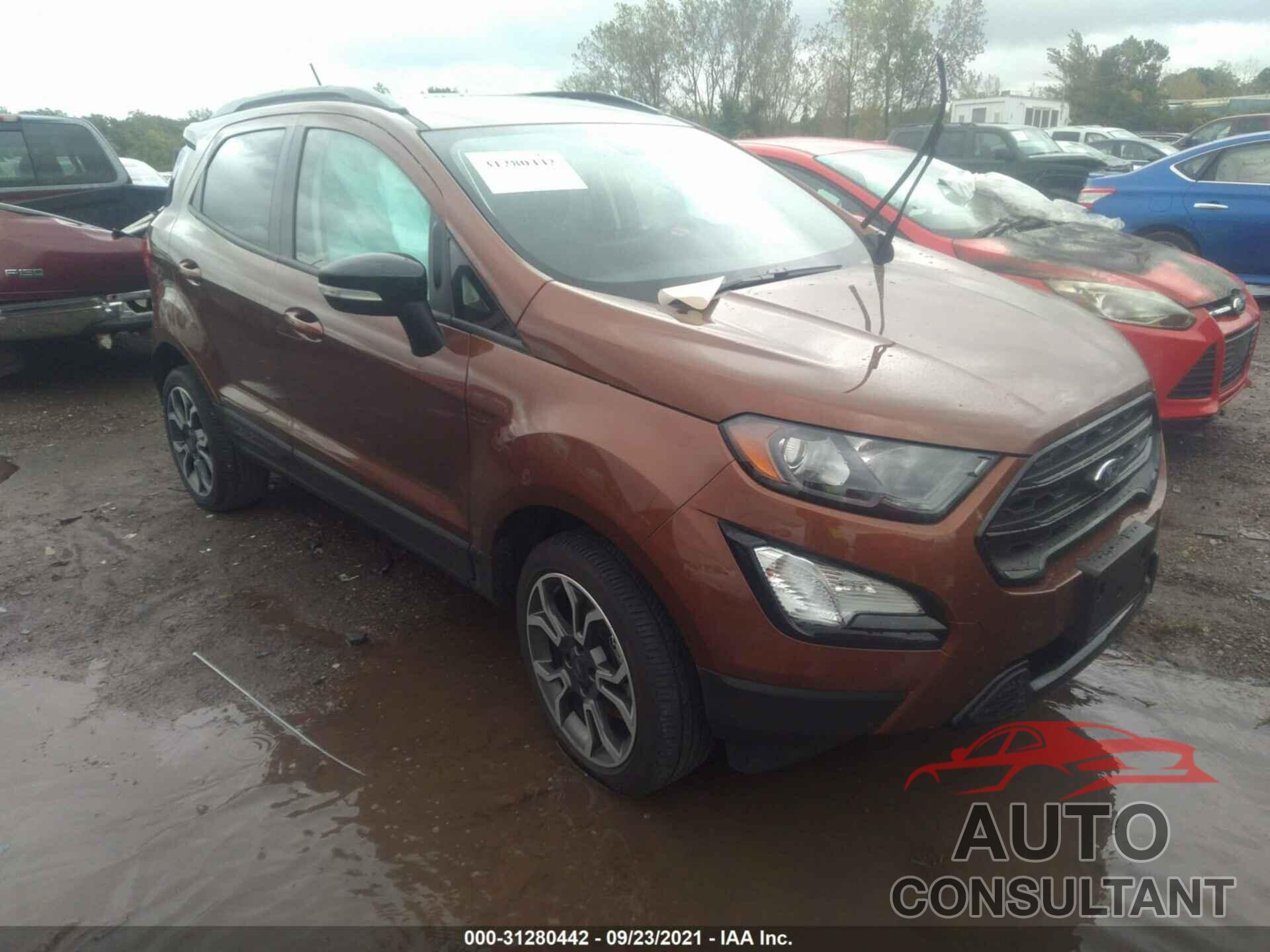 FORD ECOSPORT 2020 - MAJ6S3JL7LC315563