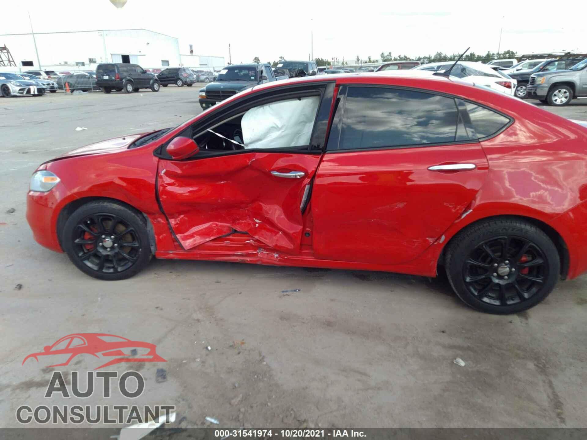 DODGE DART 2016 - 1C3CDFCB9GD732961