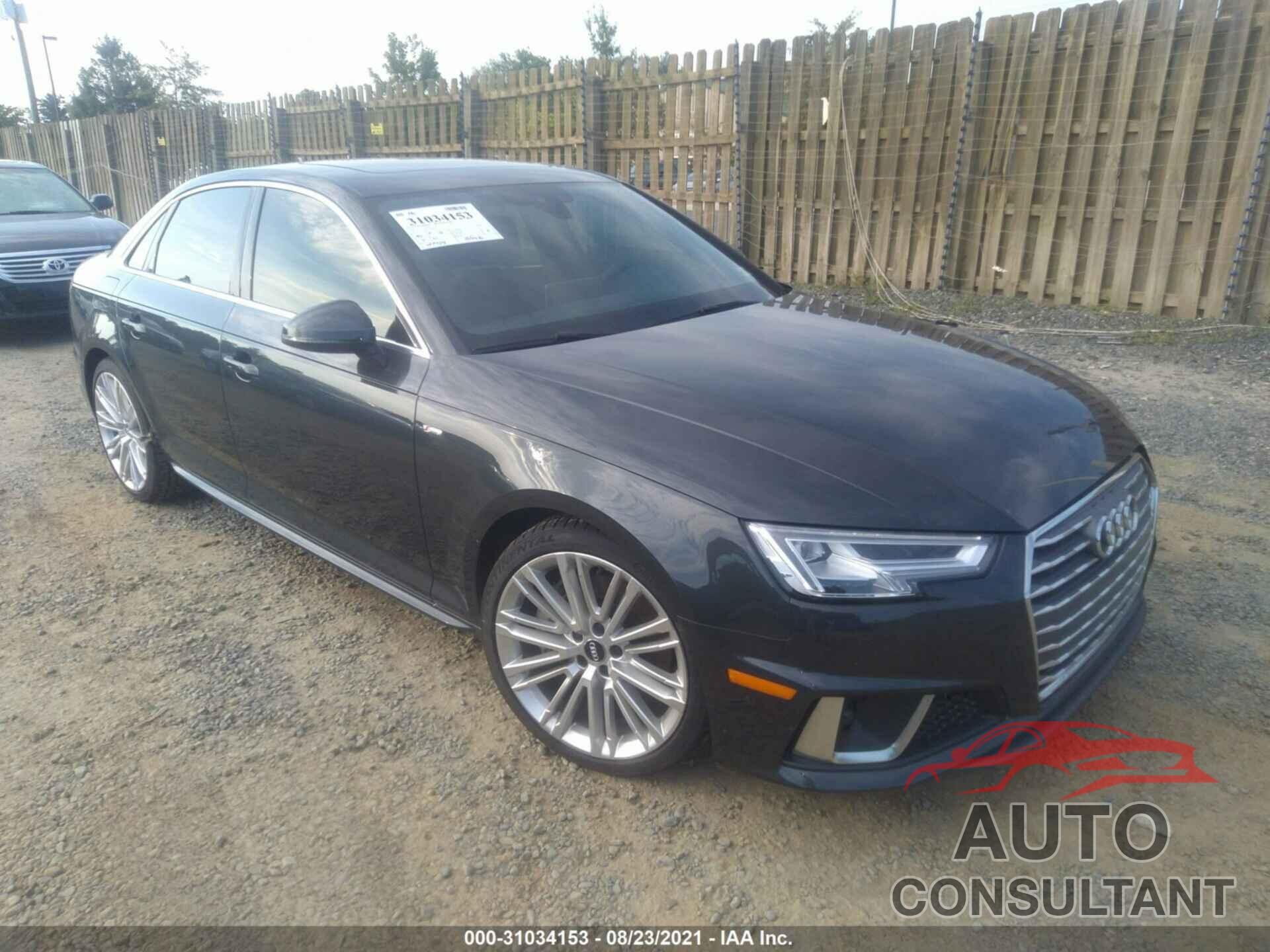 AUDI A4 2019 - WAUENAF41KA052920