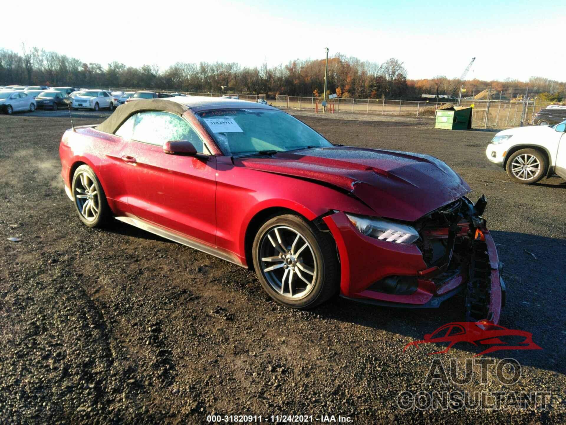 FORD MUSTANG 2016 - 1FATP8UH2G5223568