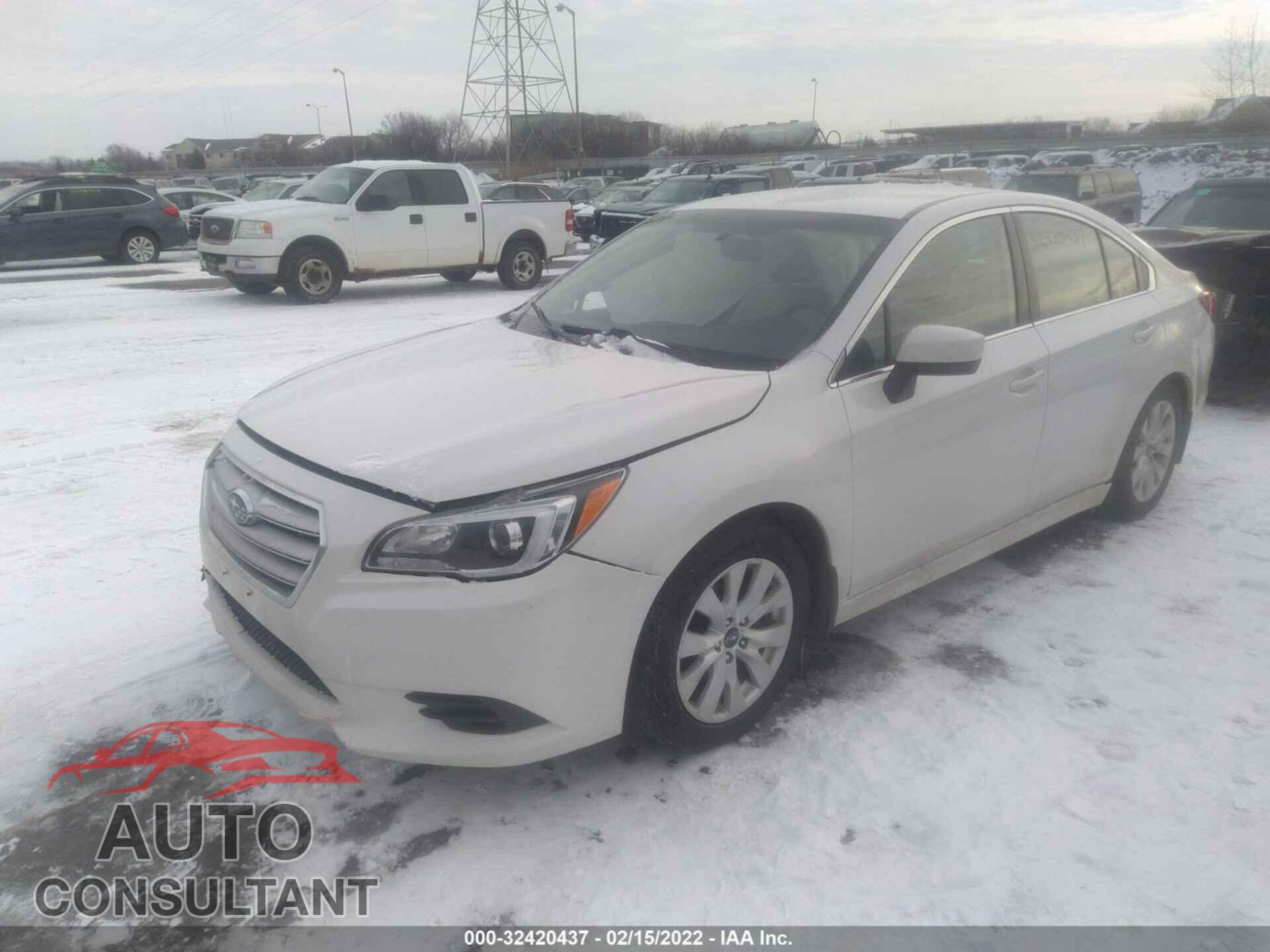 SUBARU LEGACY 2016 - 4S3BNBC63G3042015