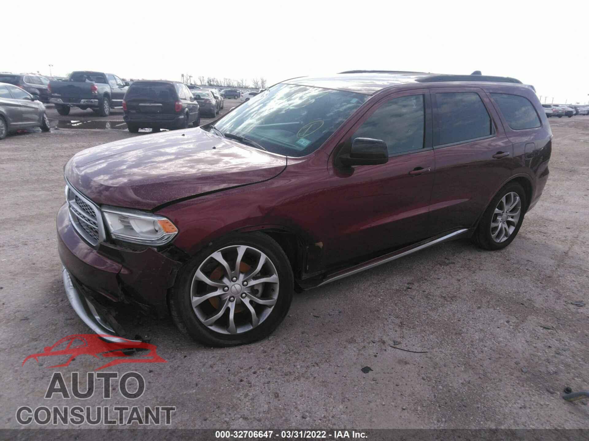DODGE DURANGO 2017 - 1C4RDHAGXHC766320