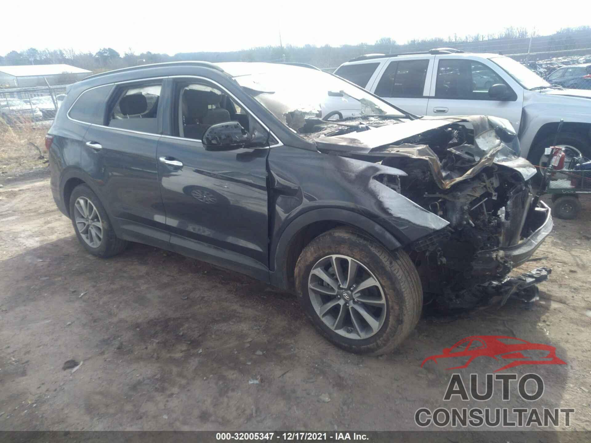 HYUNDAI SANTA FE 2017 - KM8SM4HF6HU222264