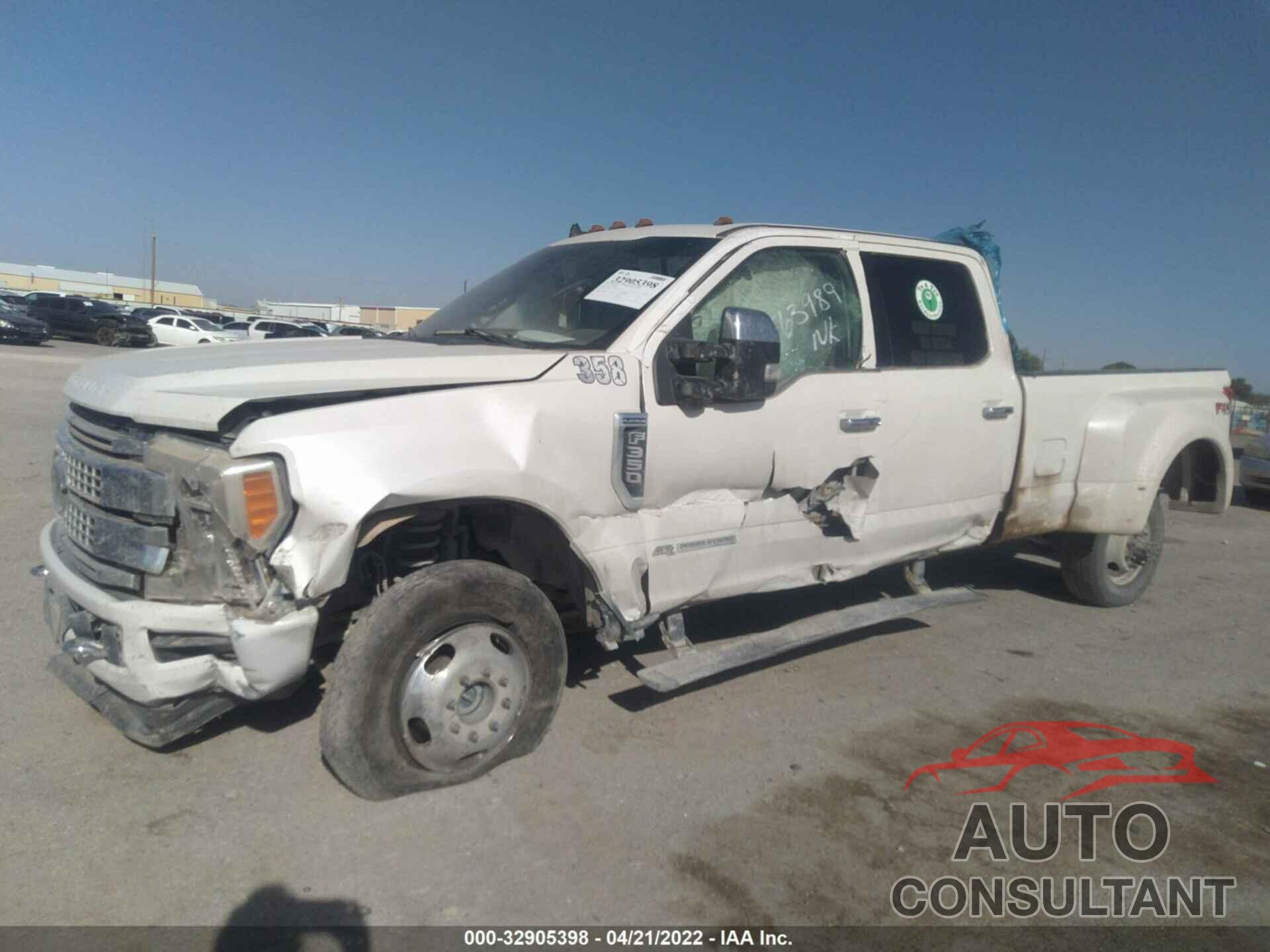 FORD SUPER DUTY F-350 DRW 2019 - 1FT8W3DT5KEE63989