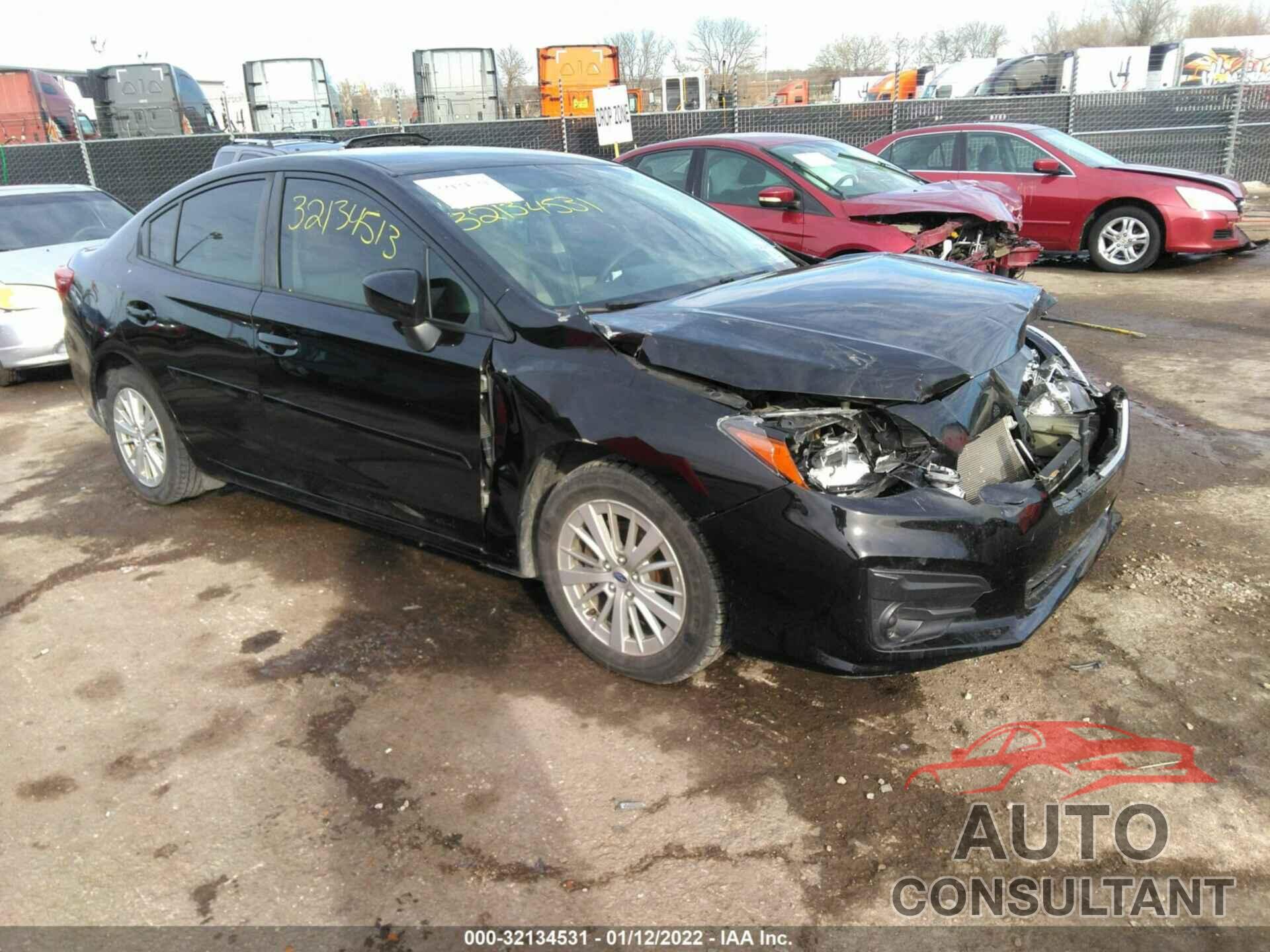 SUBARU IMPREZA 2017 - 4S3GKAB69H3612093