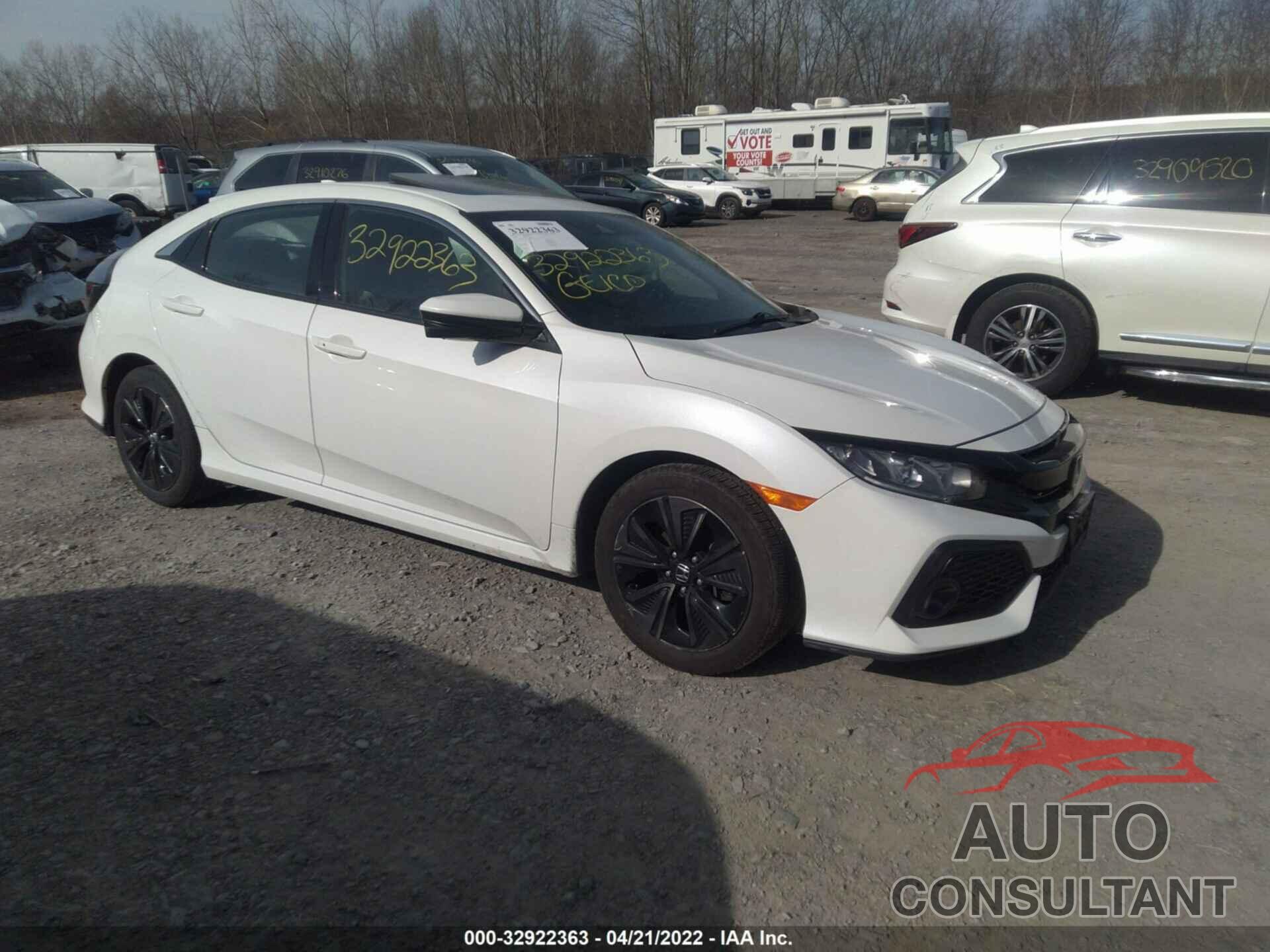 HONDA CIVIC HATCHBACK 2019 - SHHFK7H68KU424308
