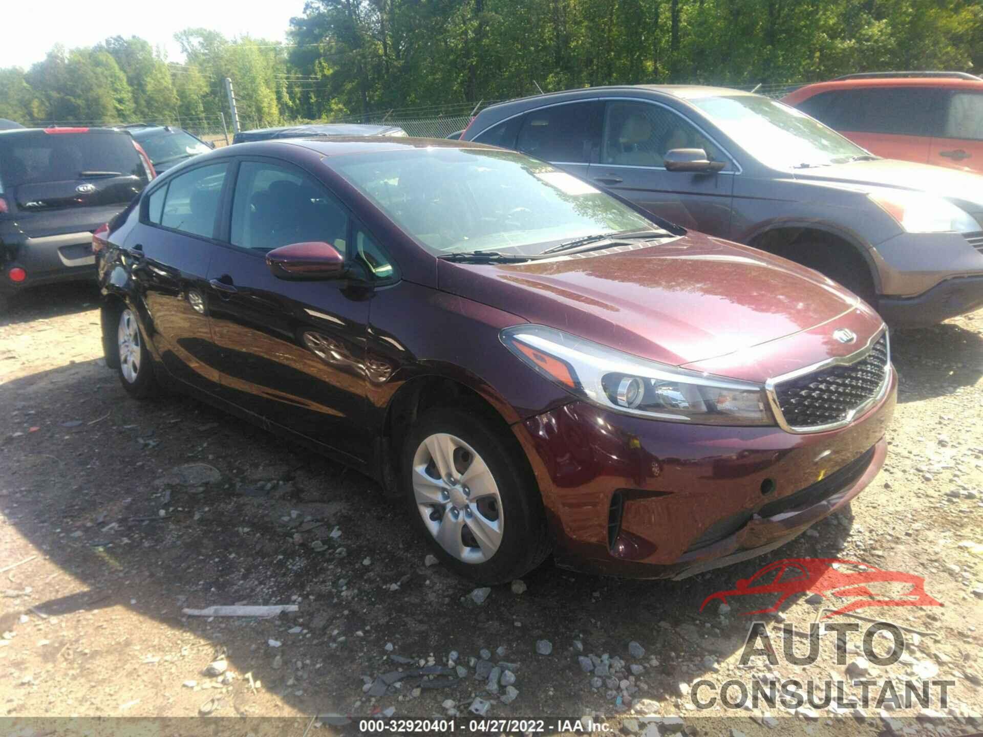 KIA FORTE 2018 - 3KPFK4A71JE258334