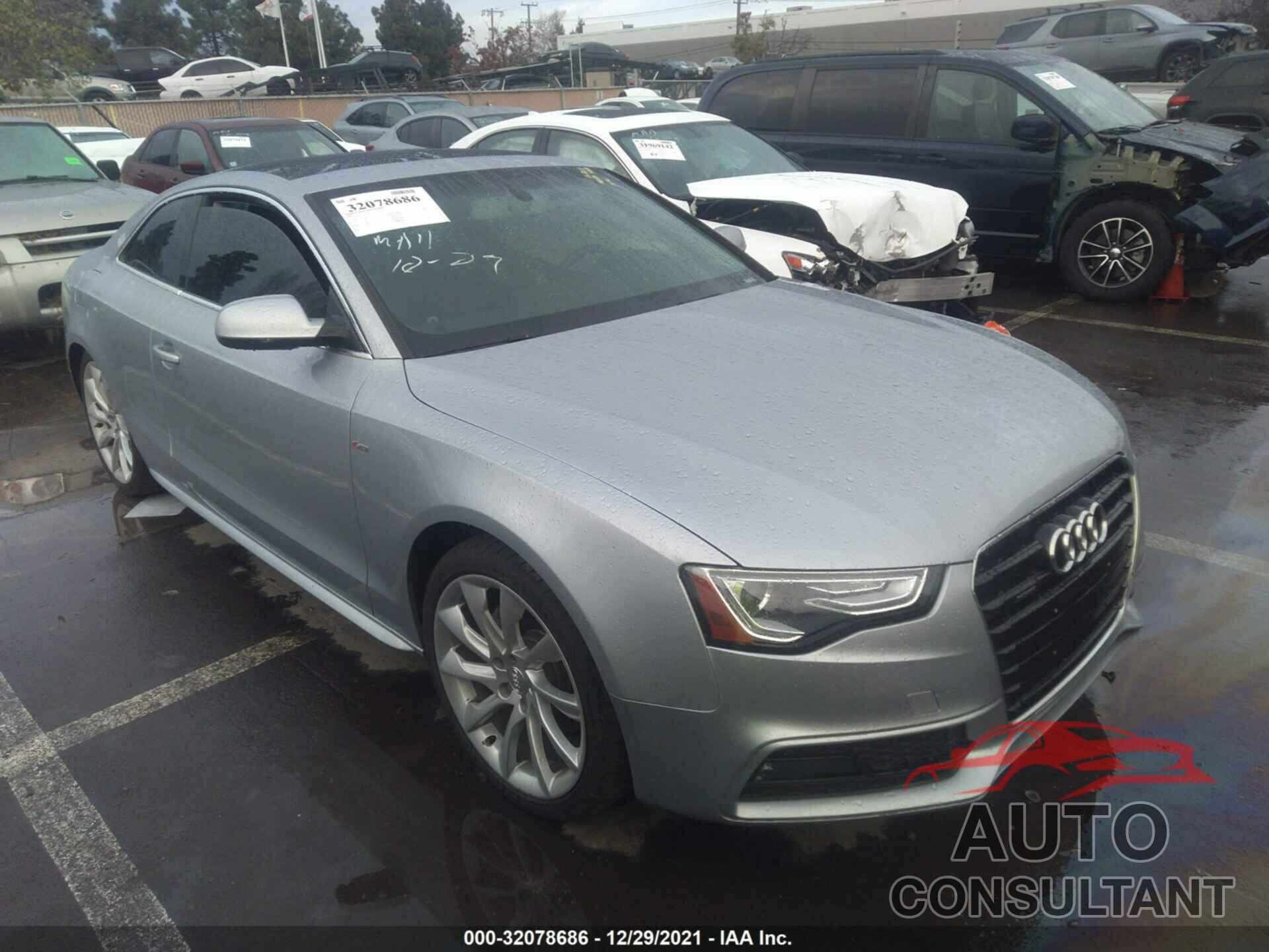 AUDI A5 2016 - WAUM2AFR2GA025457