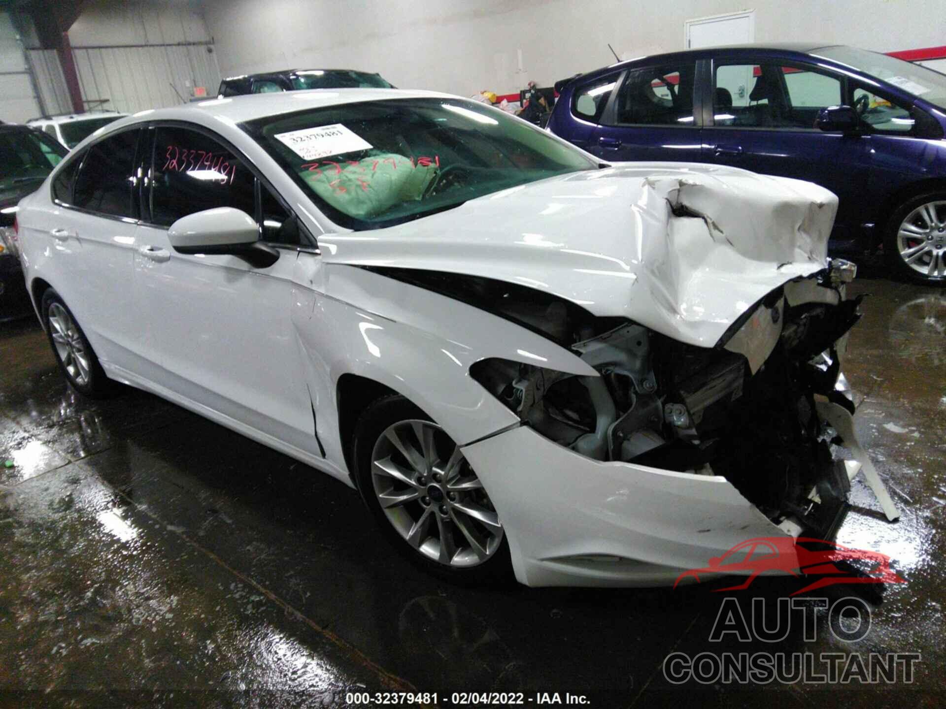 FORD FUSION 2017 - 3FA6P0H7XHR407915
