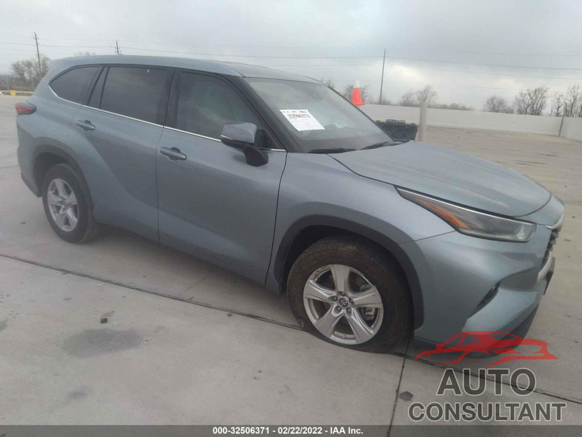 TOYOTA HIGHLANDER 2021 - 5TDZZRAH8MS078941