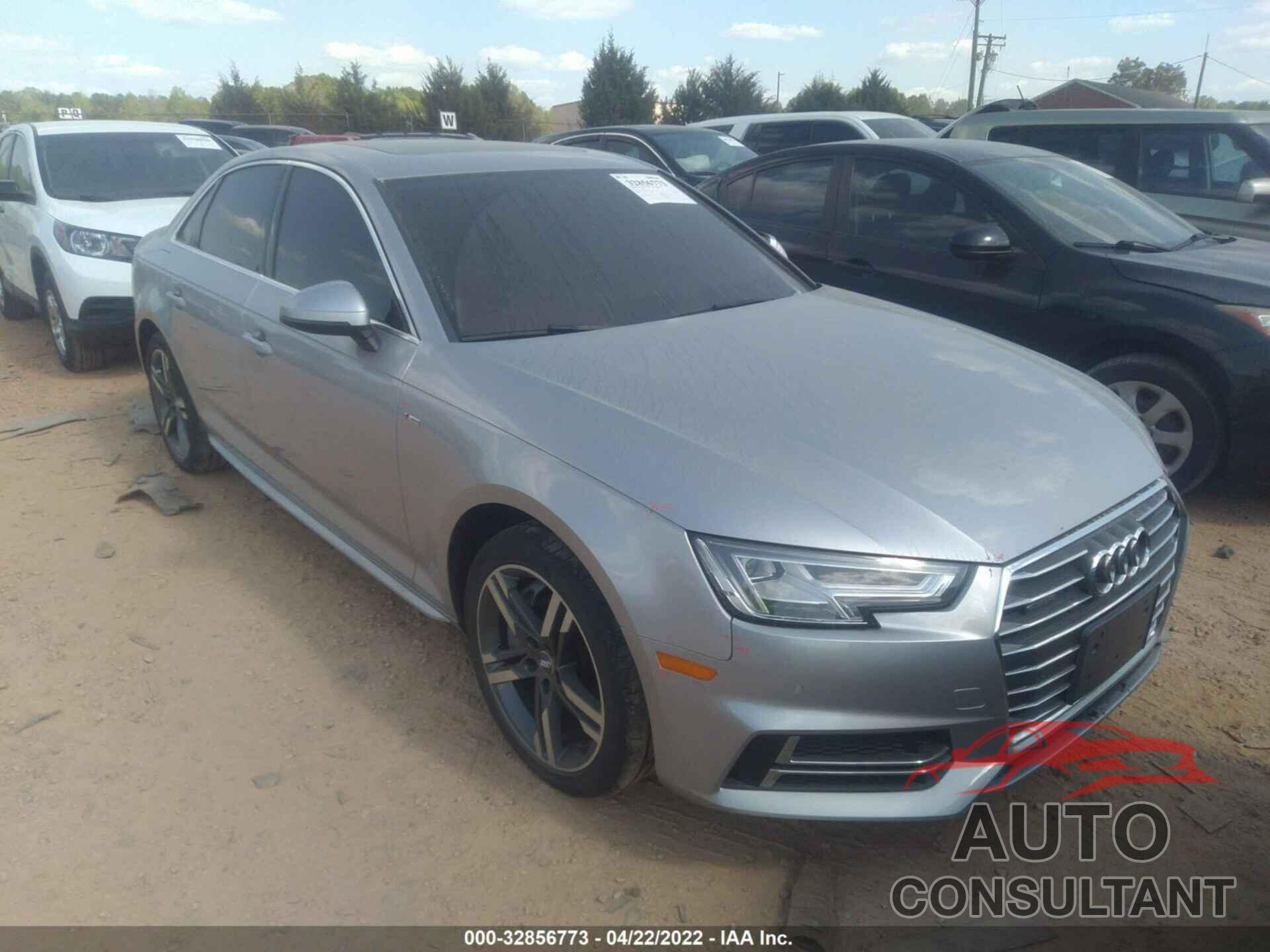 AUDI A4 2017 - WAUENAF48HA159875