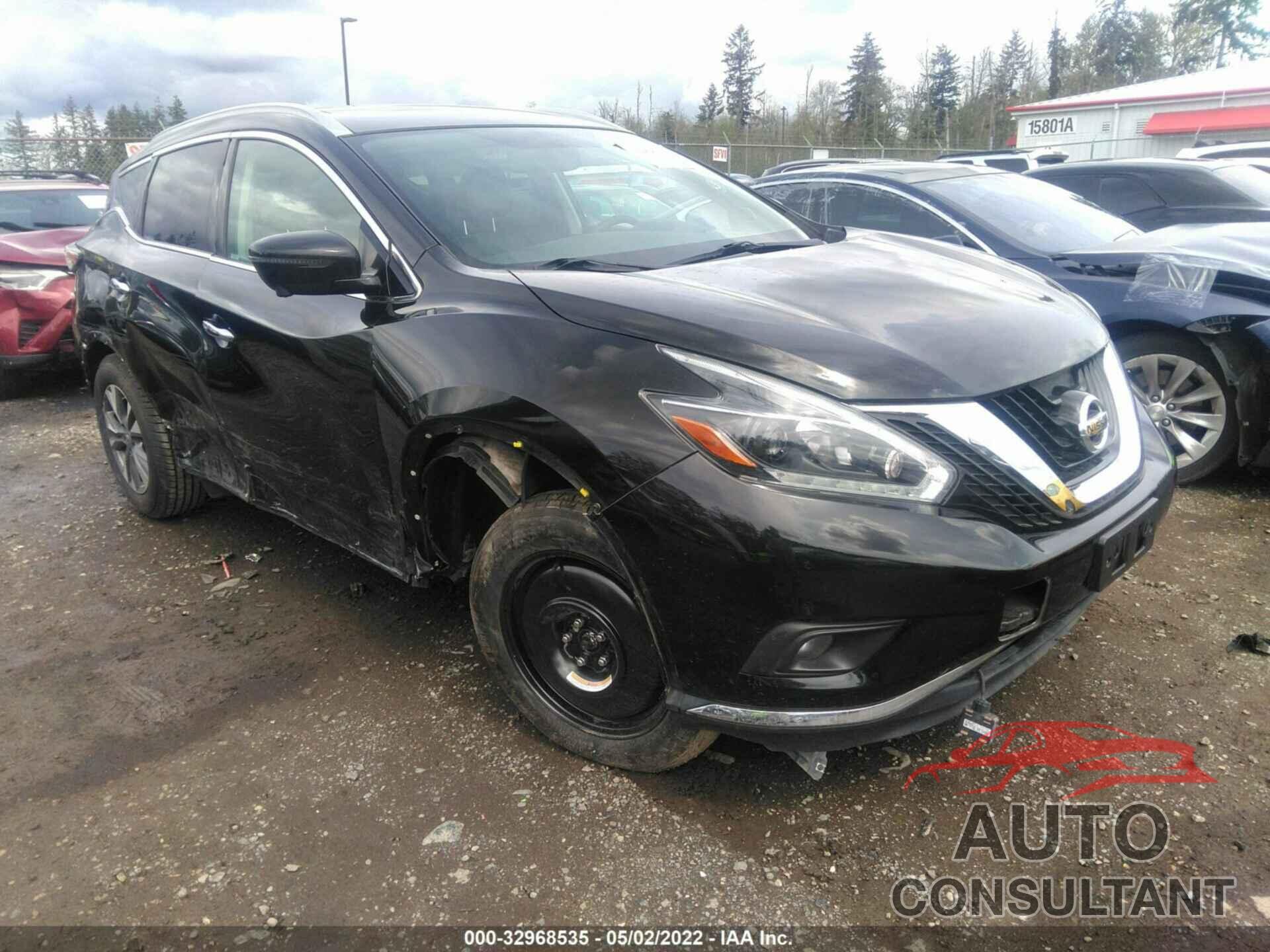 NISSAN MURANO 2018 - 5N1AZ2MH7JN110713