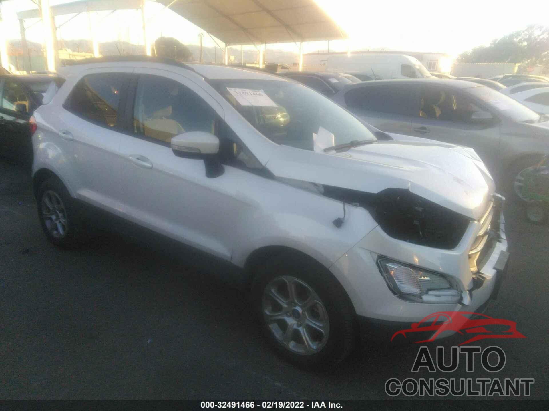 FORD ECOSPORT 2018 - MAJ3P1TE1JC207427