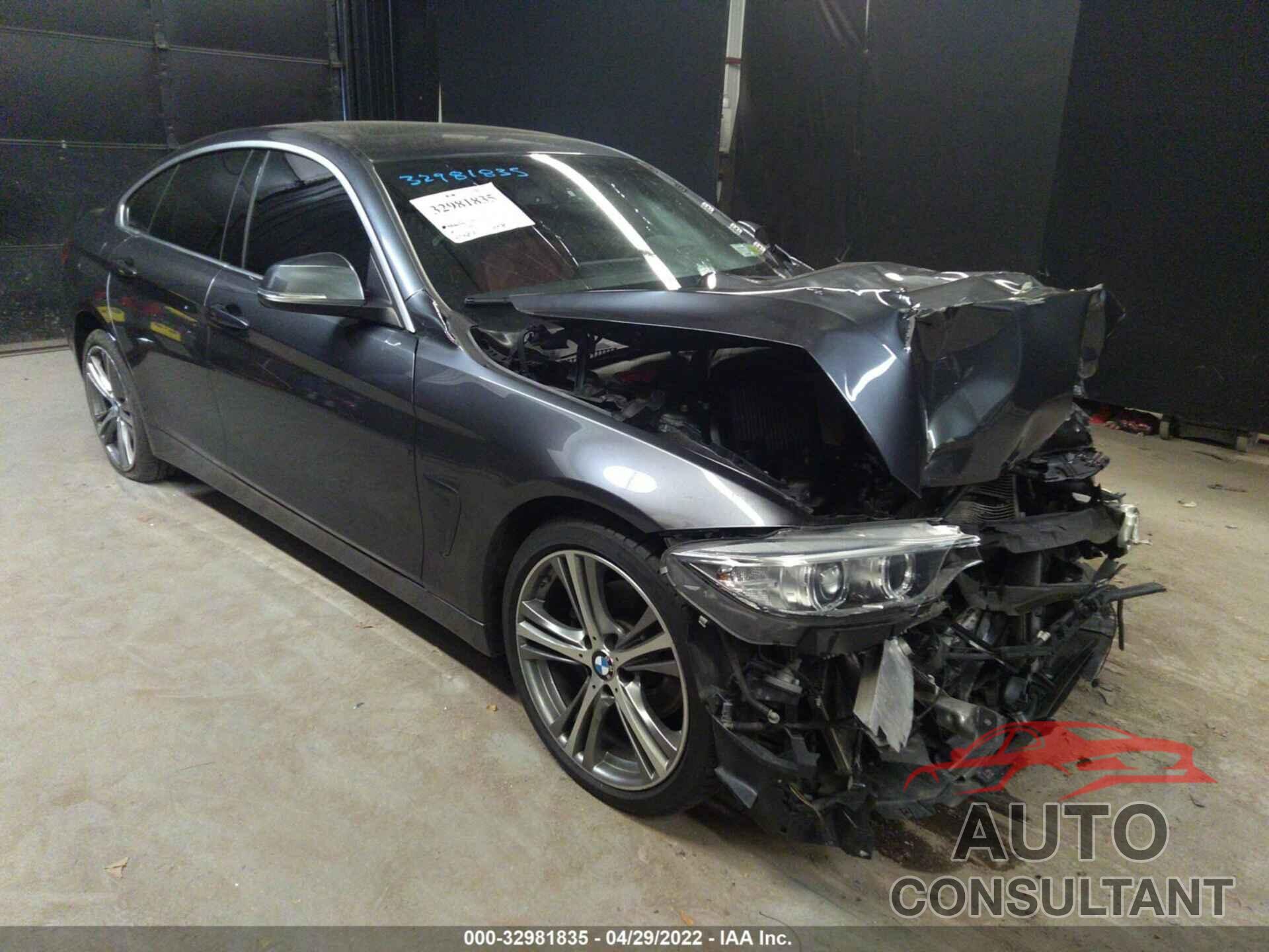 BMW 4 SERIES 2016 - WBA4C9C5XGG137501